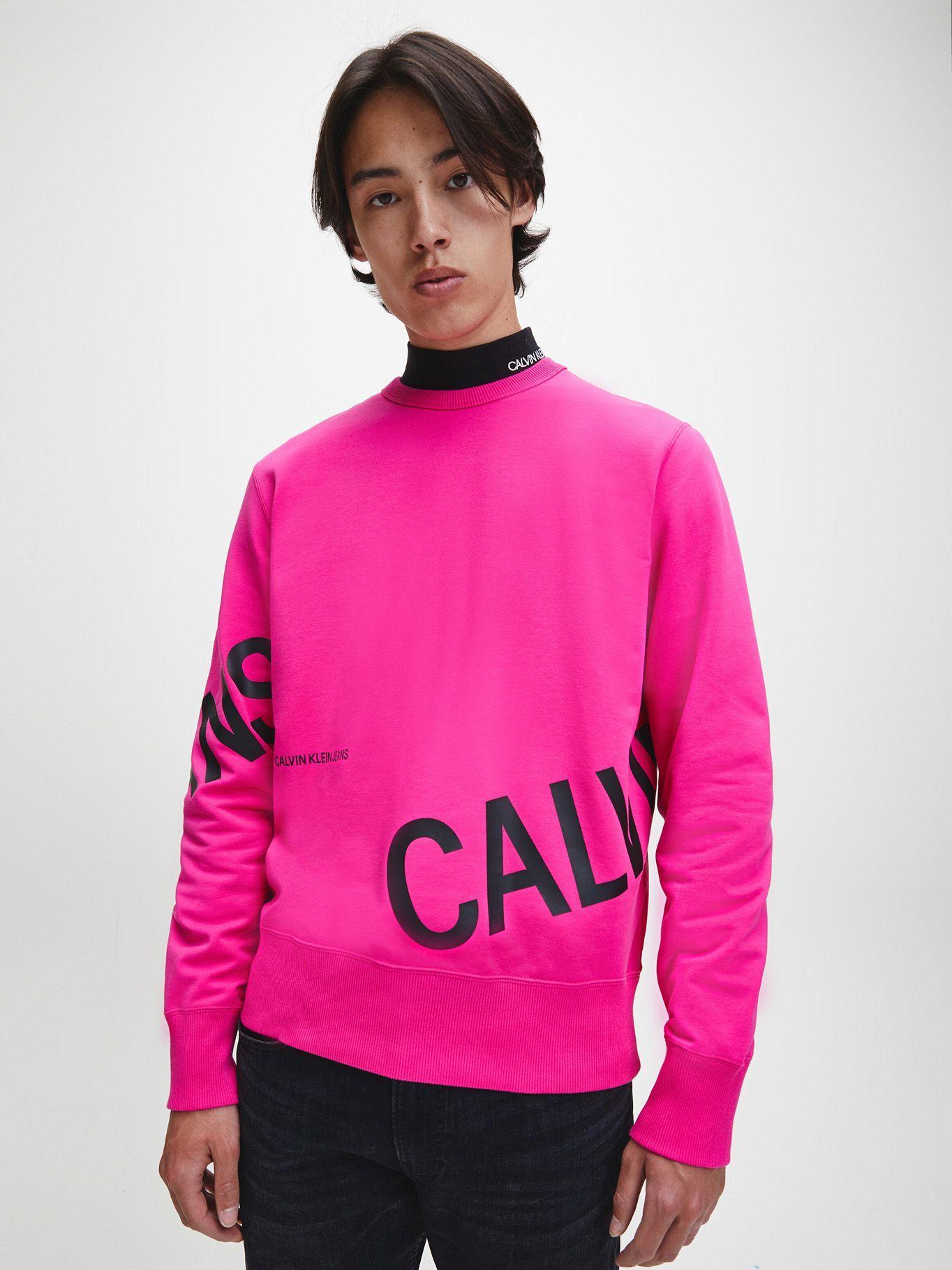 Polerón Stretch Logo Fucsia Calvin Klein-3