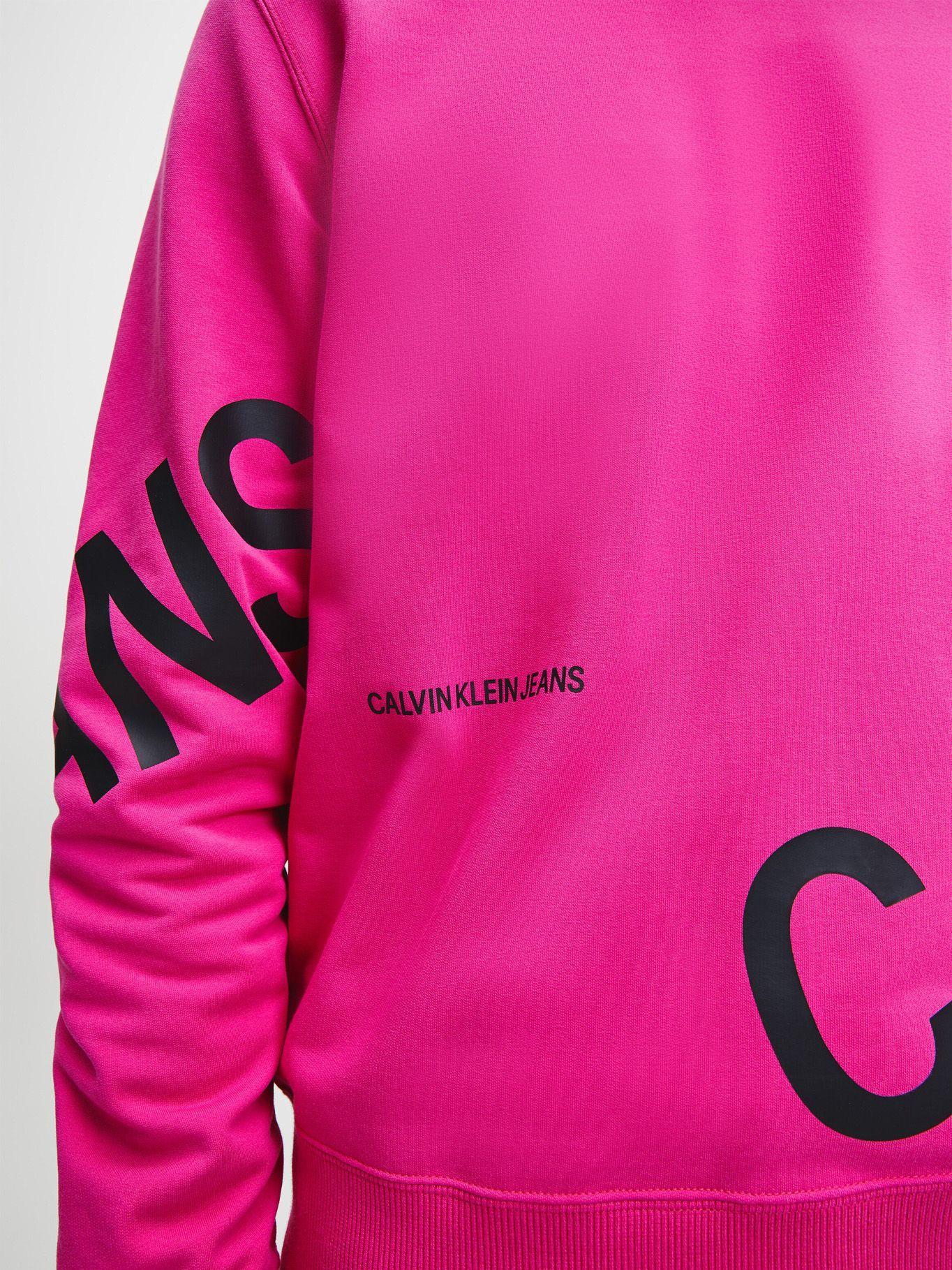 Polerón Stretch Logo Fucsia Calvin Klein-2