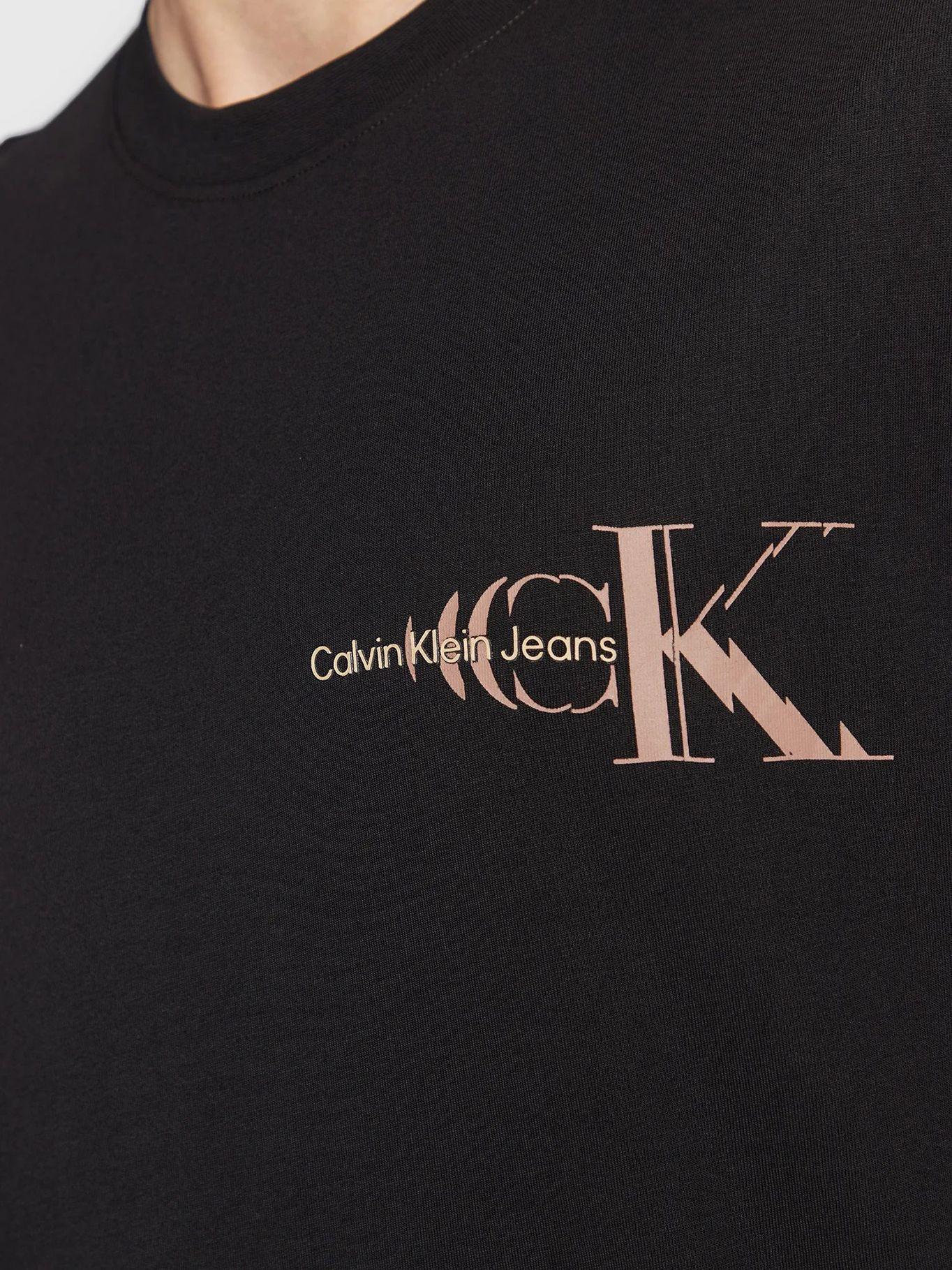 Camiseta con logo Negro Calvin Klein J30J322632-BEH-4