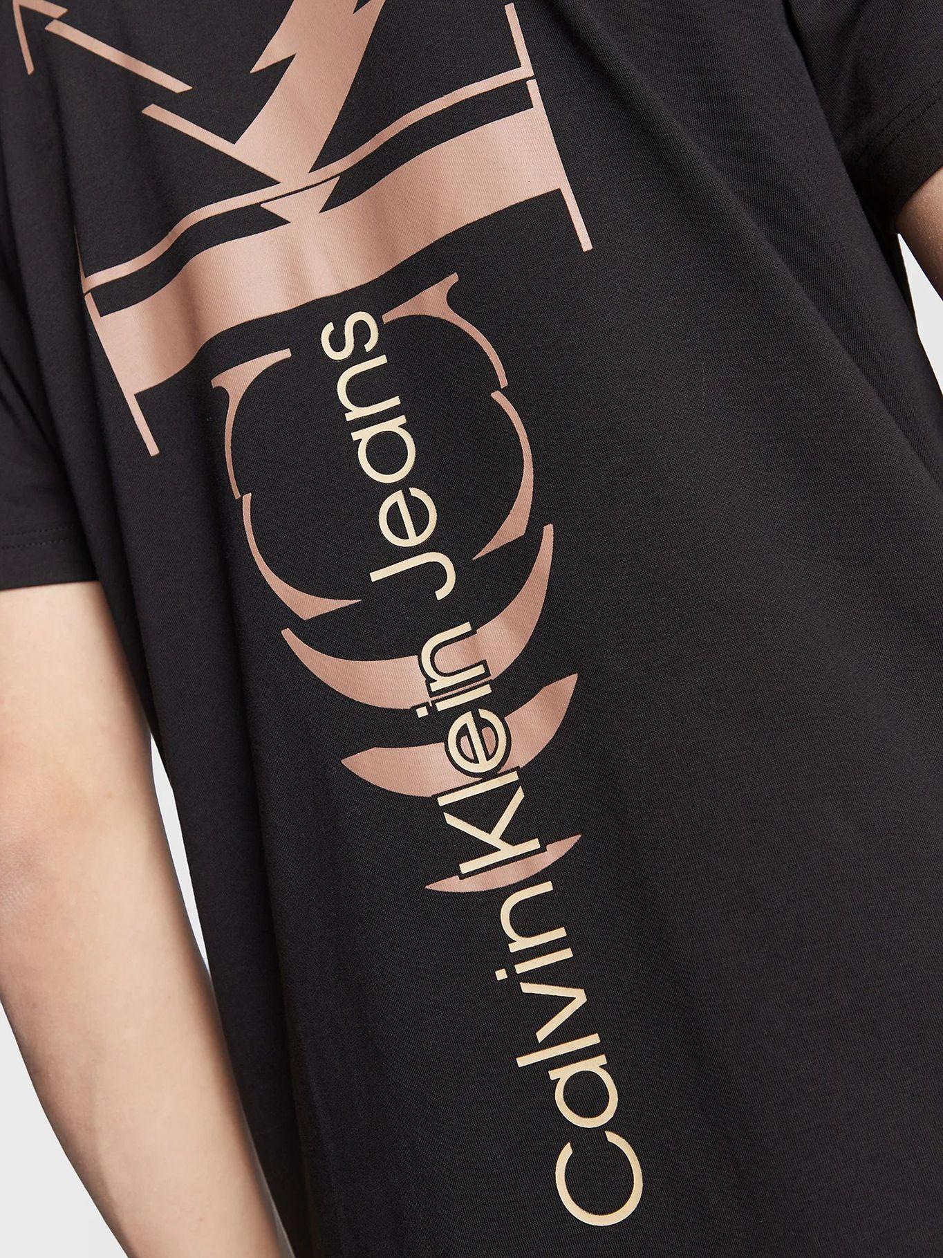 Camiseta con logo Negro Calvin Klein J30J322632-BEH-3