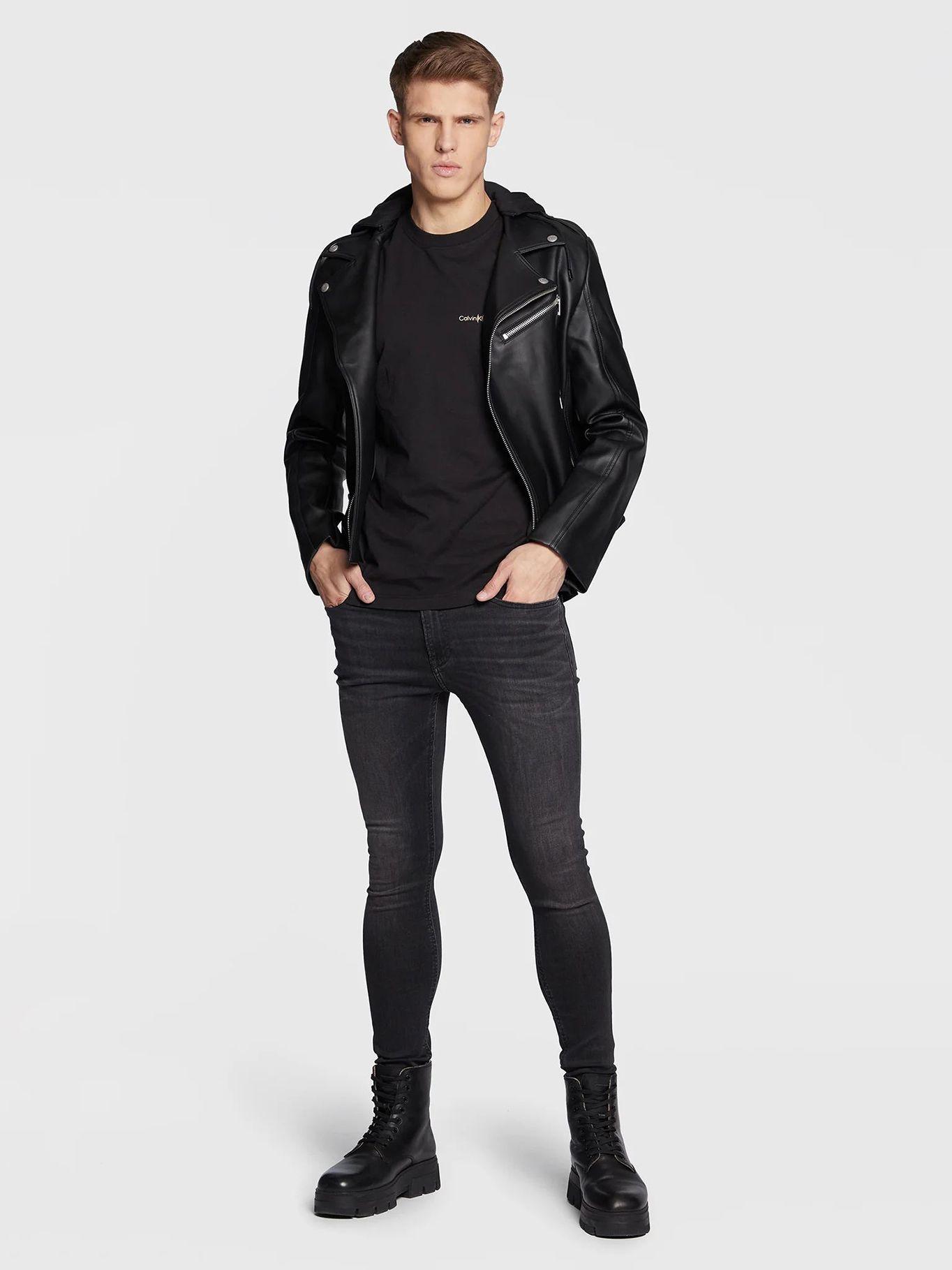 Camiseta con logo Negro Calvin Klein J30J322632-BEH-1