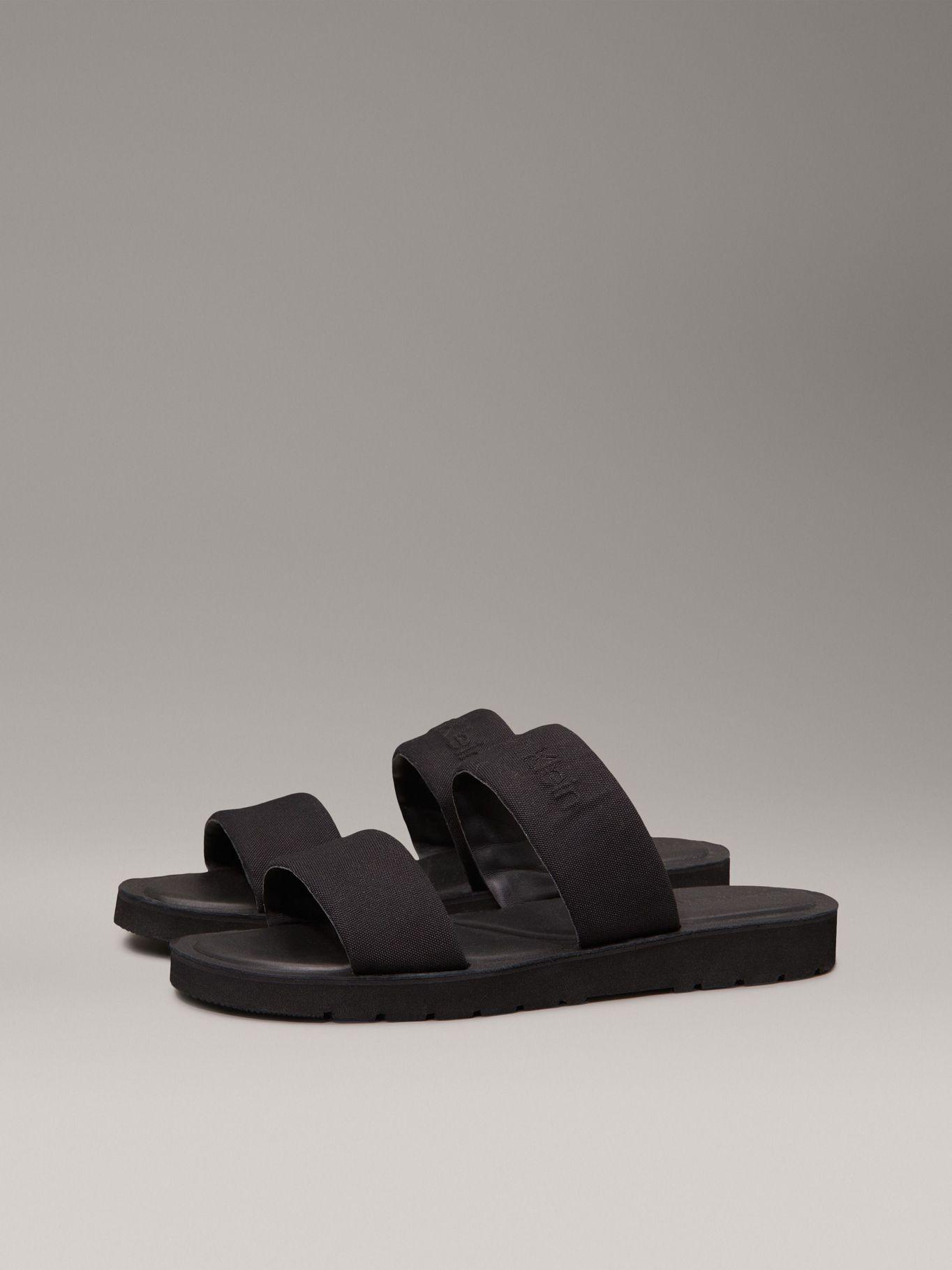 Sandalias de Lona Negro Calvin Klein BEH-0