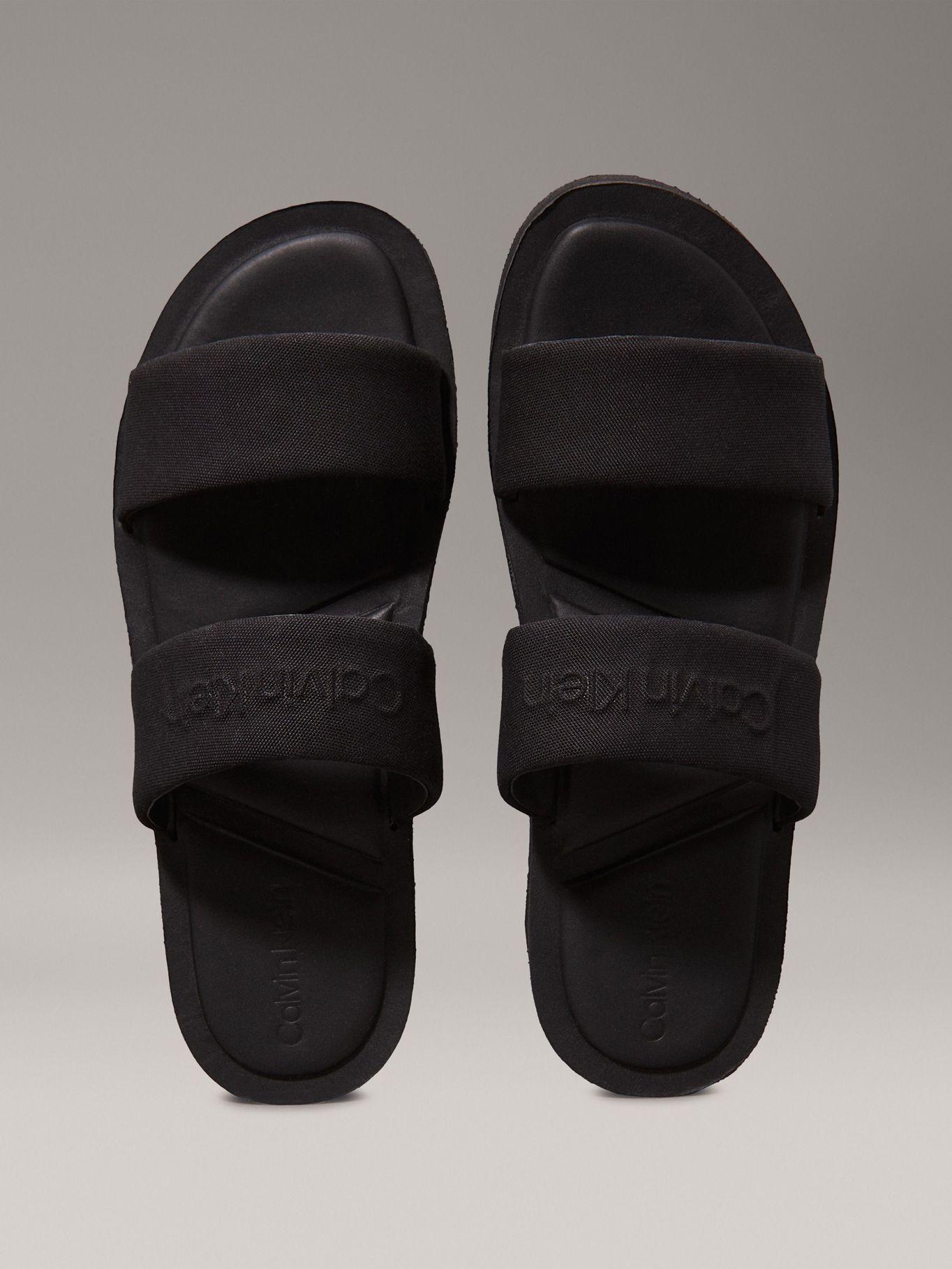 Sandalias de Lona Negro Calvin Klein BEH-2