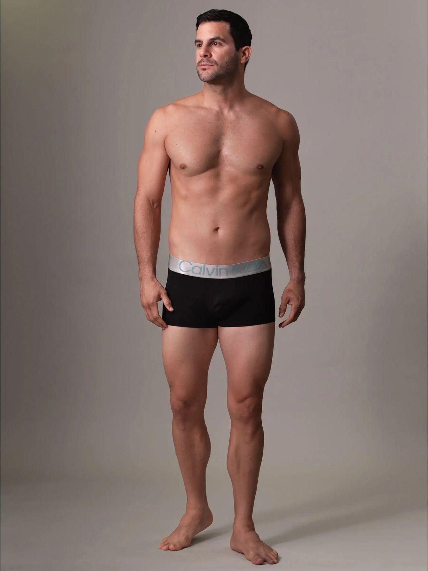 Pack 3 Bóxers Low Rise Trunk Steel Negro Calvin Klein-2