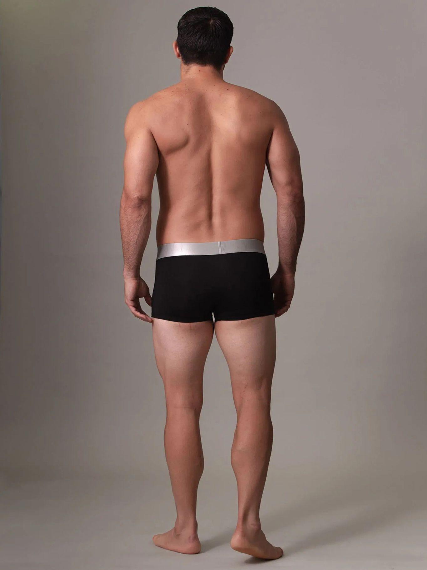 Pack 3 Bóxers Low Rise Trunk Steel Negro Calvin Klein-3