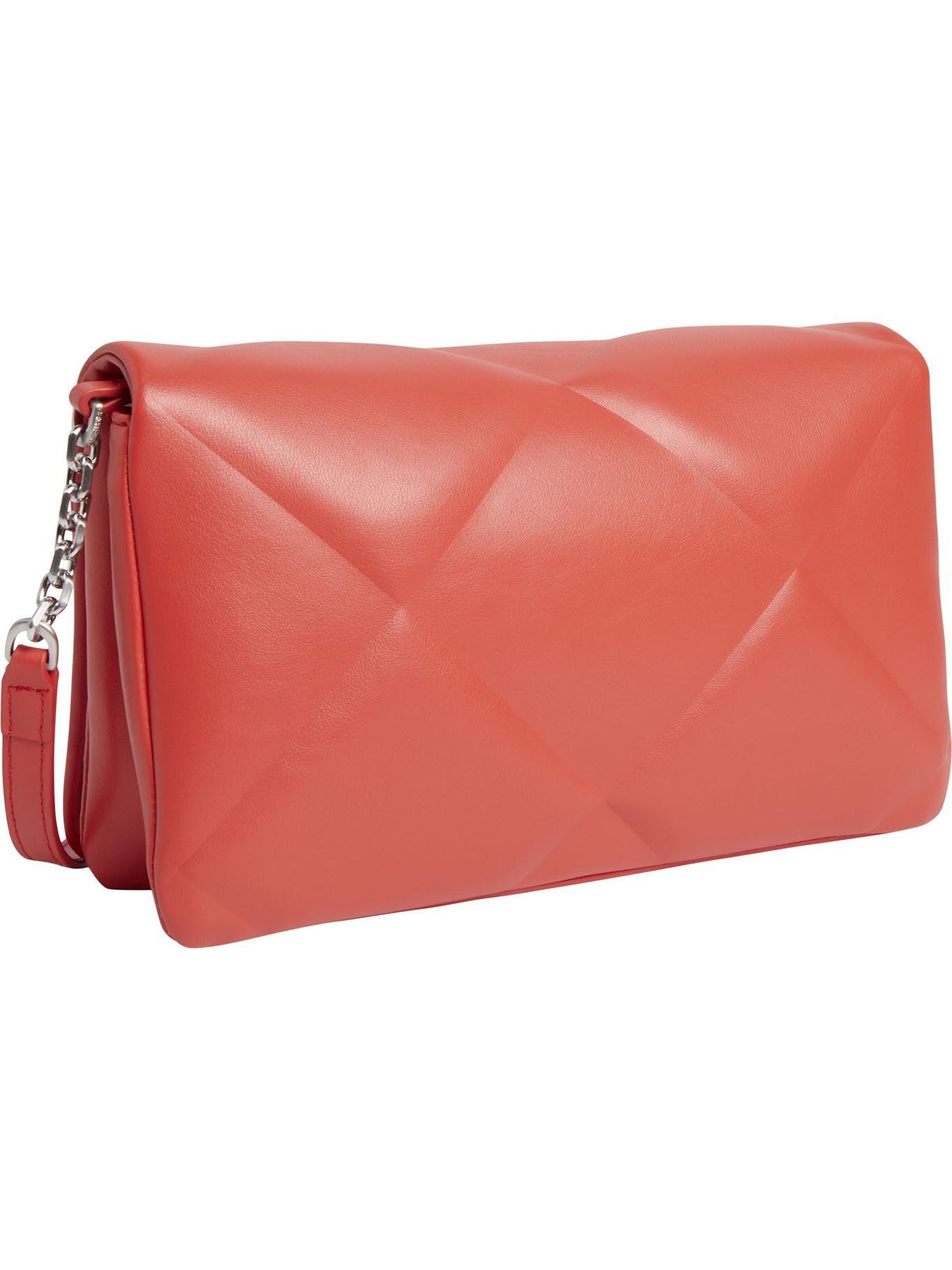Cartera Re-Lock Quilt Should Rojo Calvin Klein-1