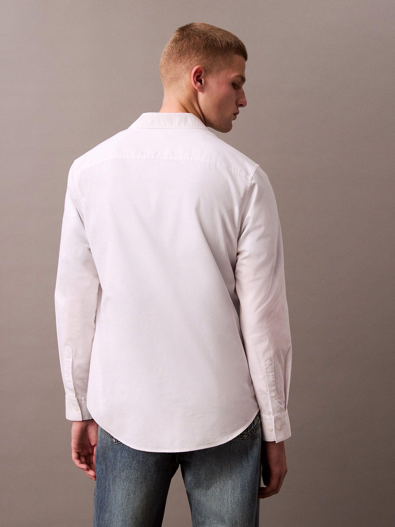 Camisa Oxford Clásica Blanco Calvin Klein-1