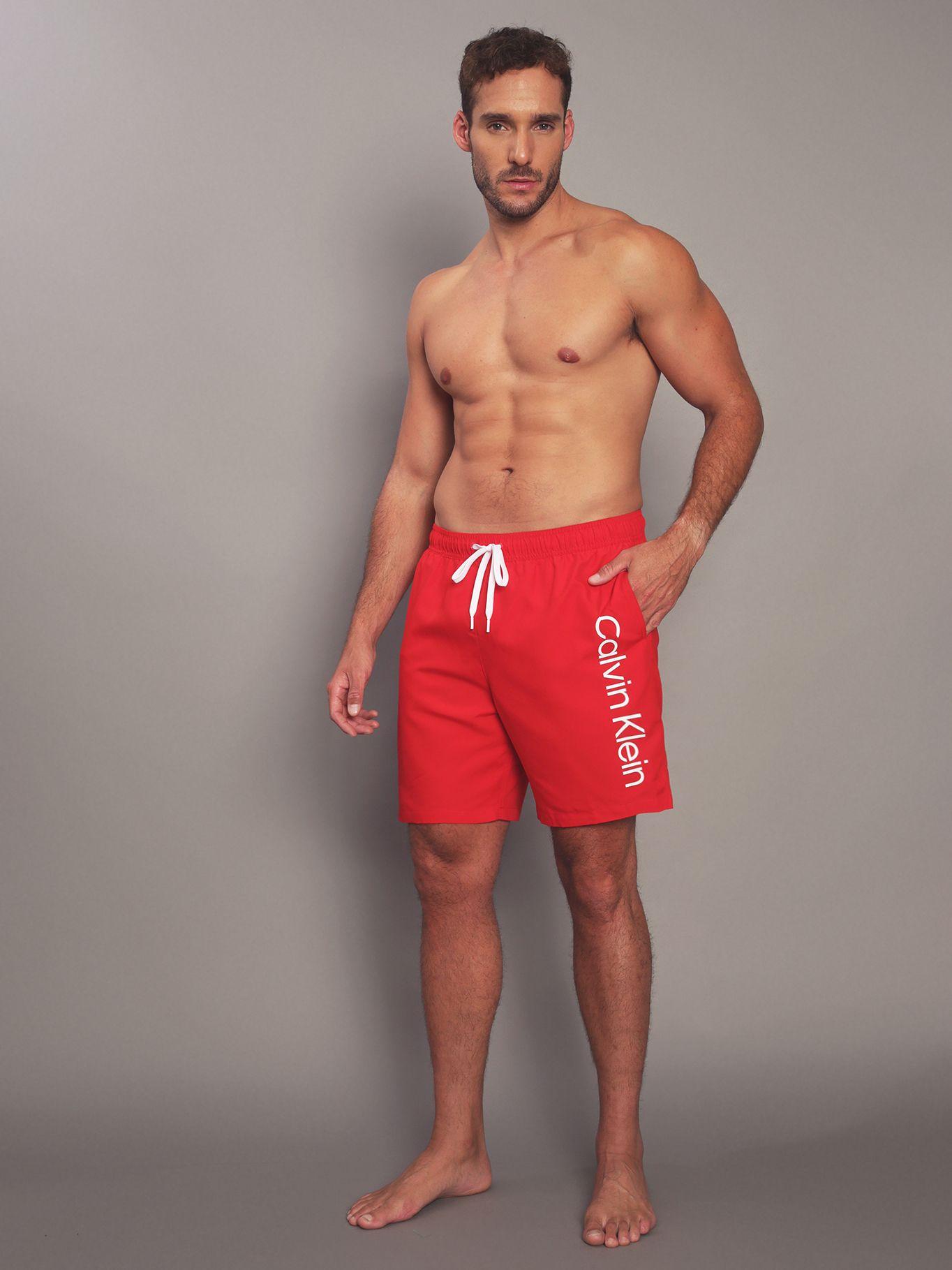 Traje de Baño Core Solids Rojo Calvin Klein-1