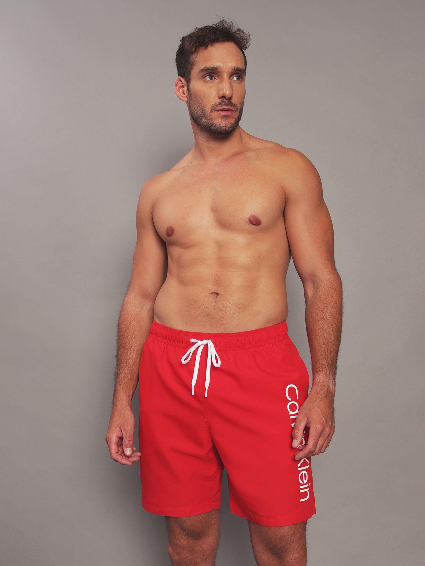 Traje de Baño Core Solids Rojo Calvin Klein-0