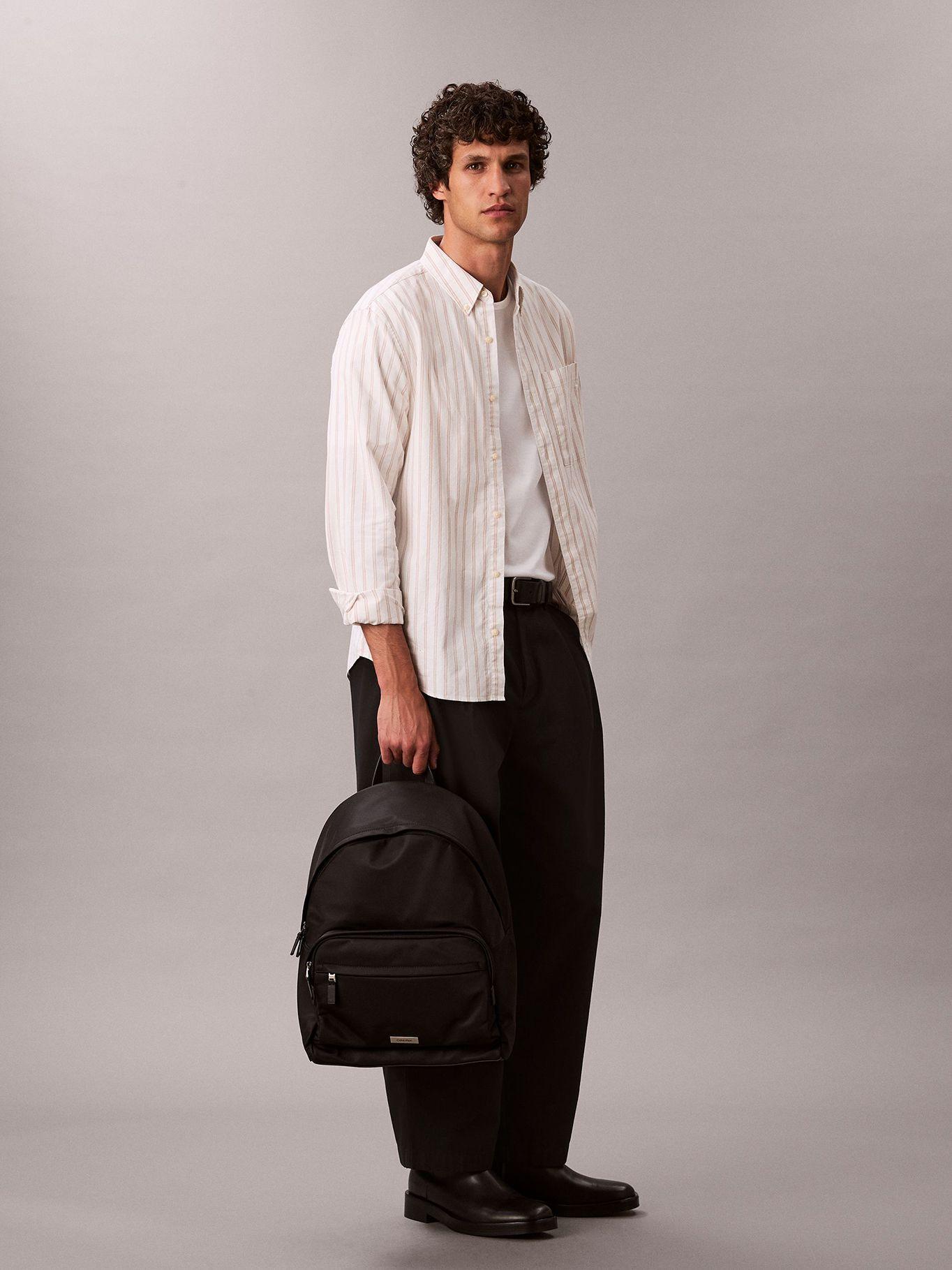 Mochila de Nailon Mate Negro Calvin Klein-4