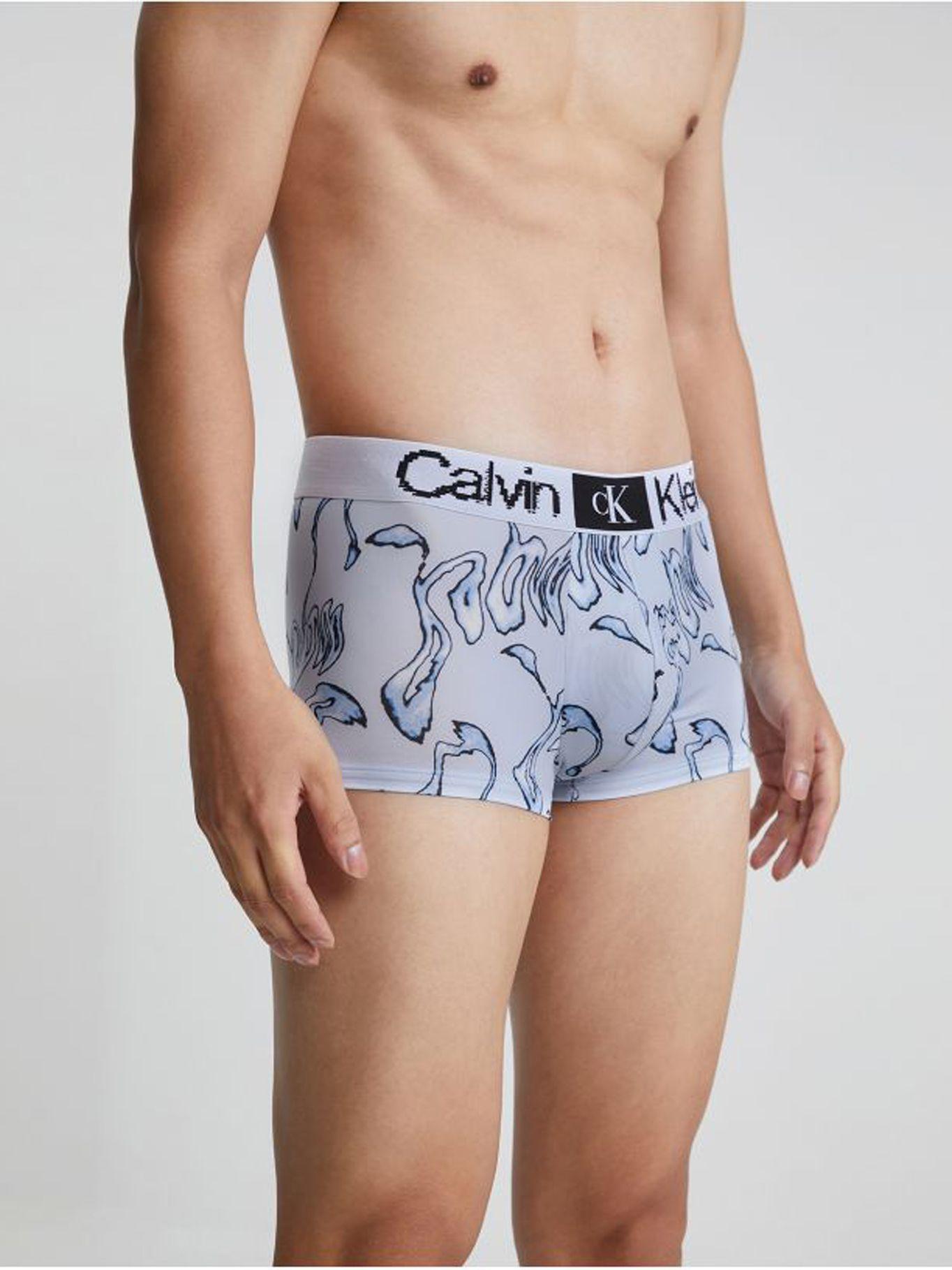 Bóxer Low Rise Trunk CK96 Celeste Calvin Klein-1