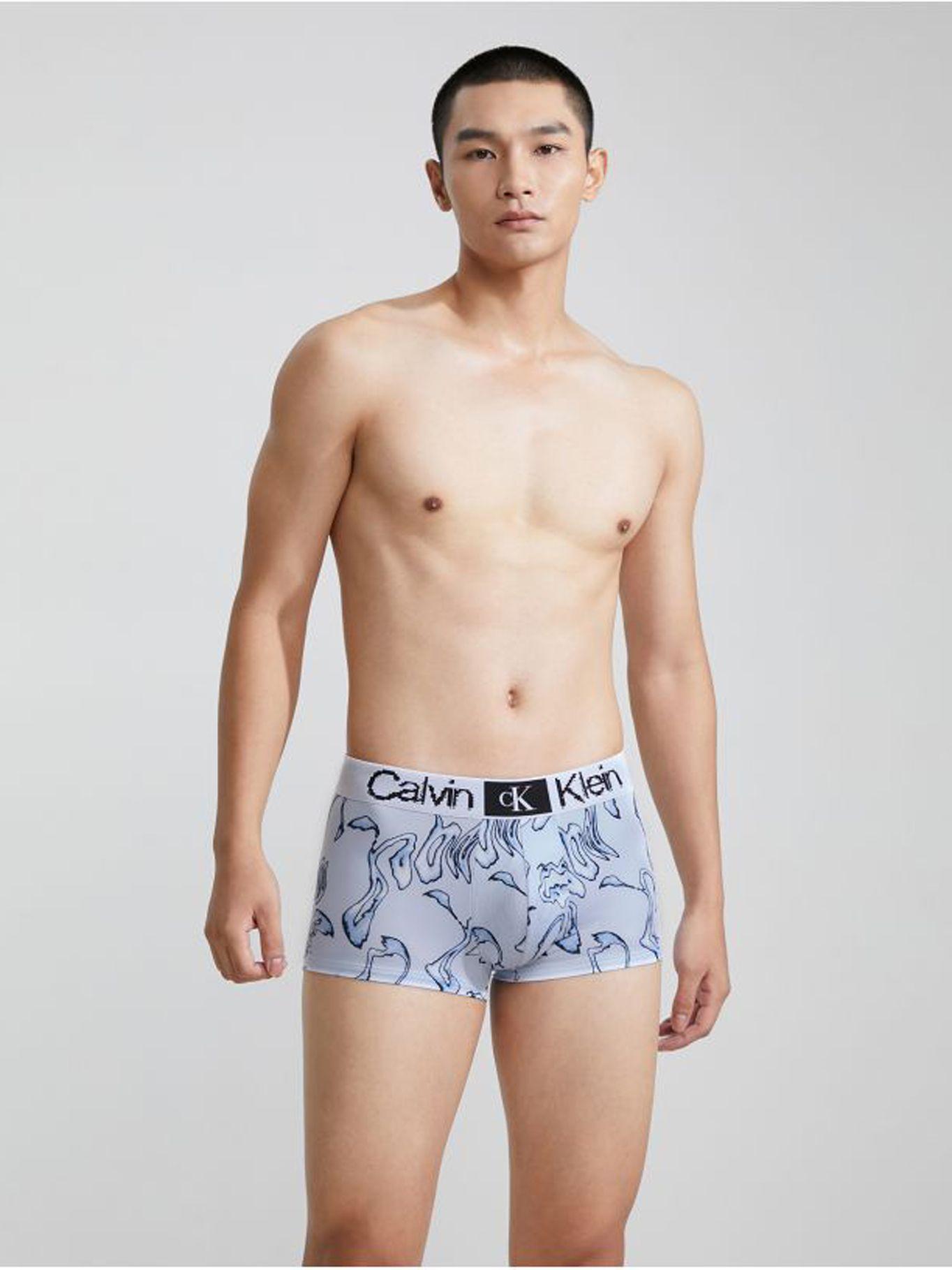 Bóxer Low Rise Trunk CK96 Celeste Calvin Klein-2