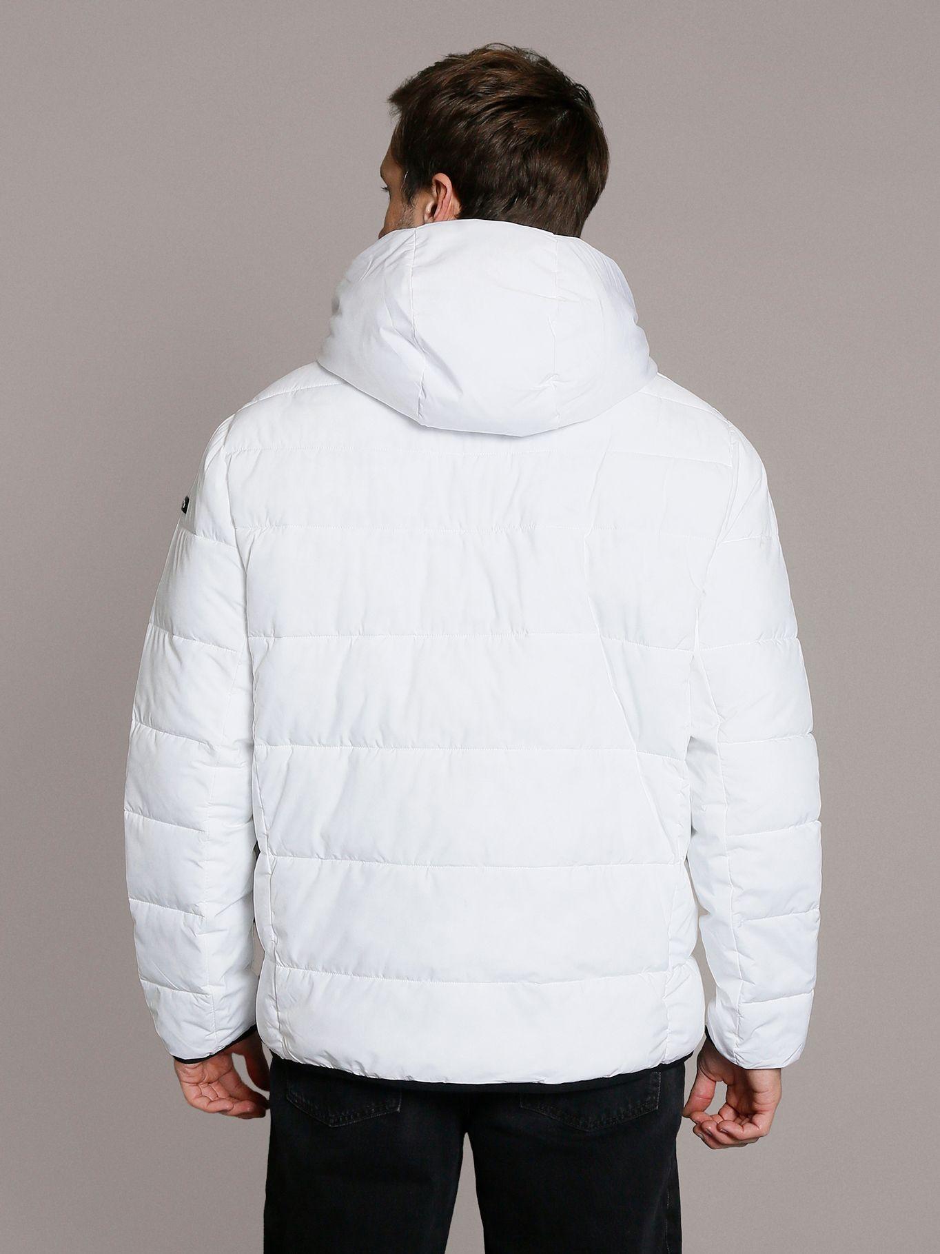 Parka con Gorro Stretch Blanco Calvin Klein-3