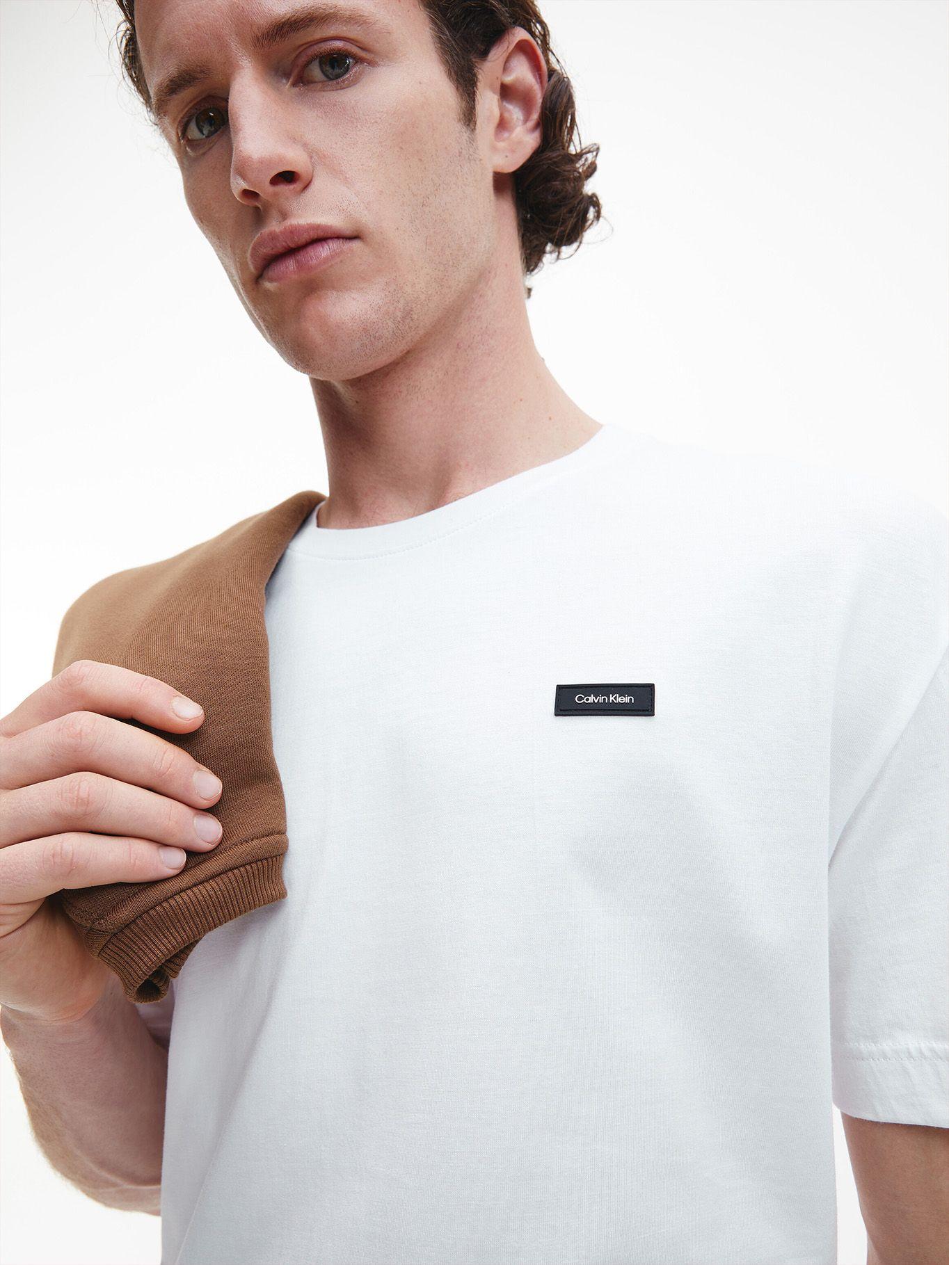 Polera Cotton Comfort Fit Blanco Calvin Klein-3