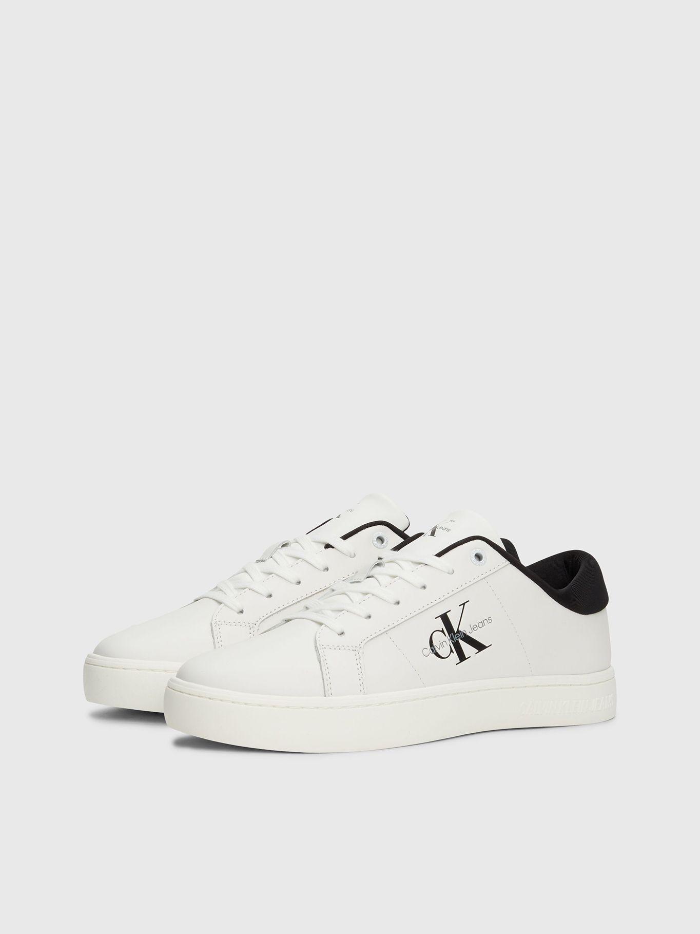 Zapatilla Cuero Classic Cupsole Low Blanco Calvin Klein-0