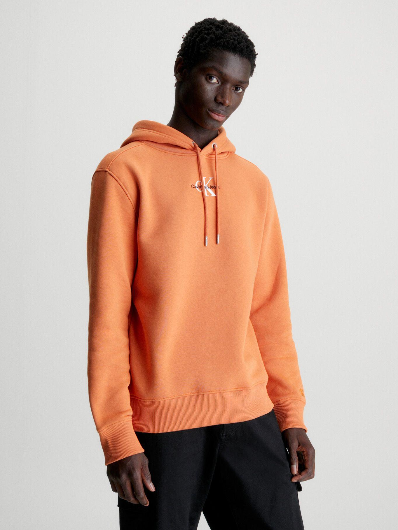 Polerón Hoddie Monologo Naranja Calvin Klein-0