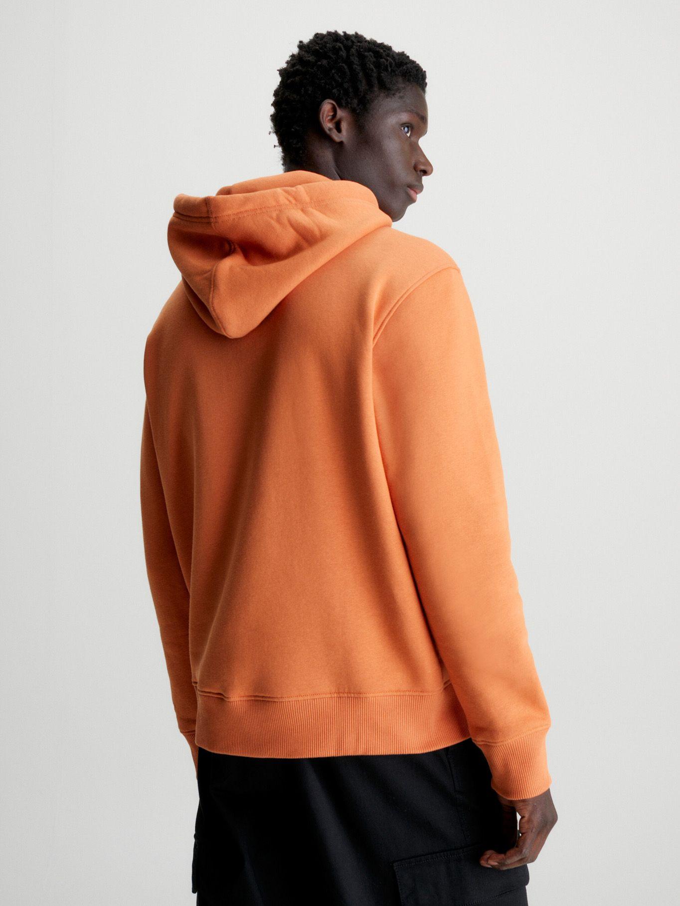 Polerón Hoddie Monologo Naranja Calvin Klein-2