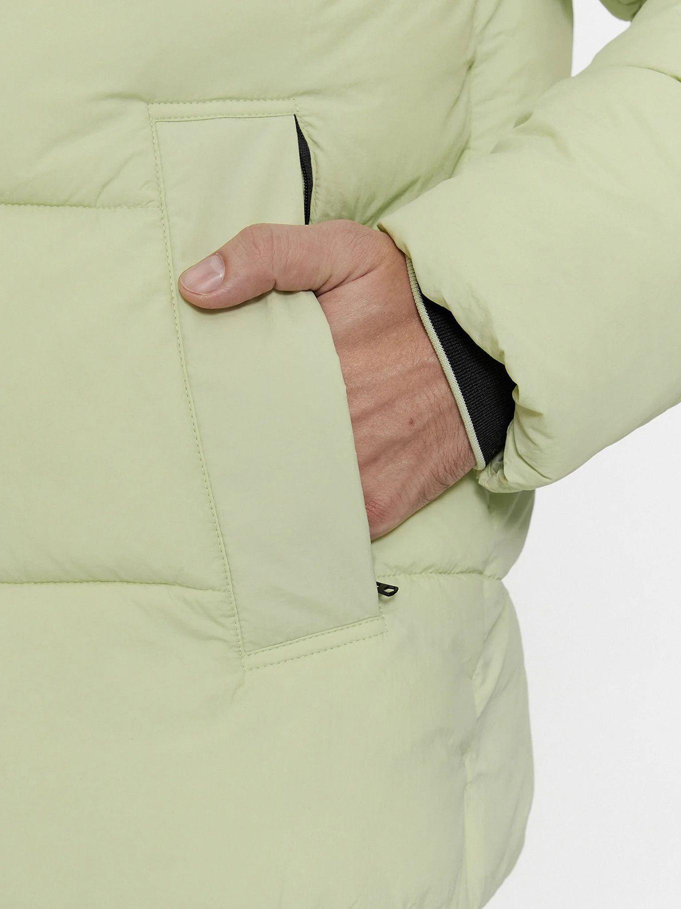Parka Crinkle Nylon Puffer Verde LE9 Calvin Klein-5