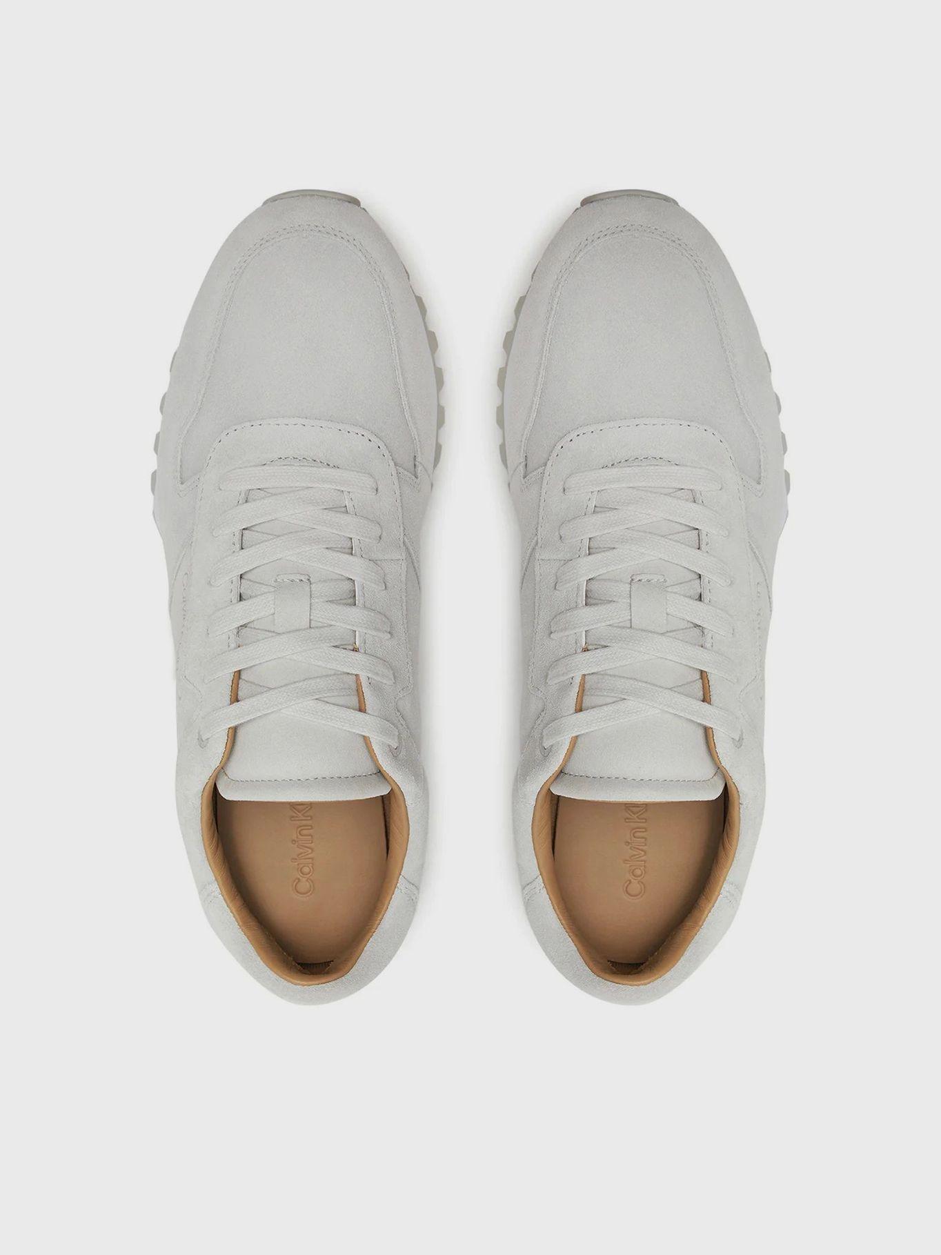 Zapatillas Low Top Lace Up Suede Gris Calvin Klein-2