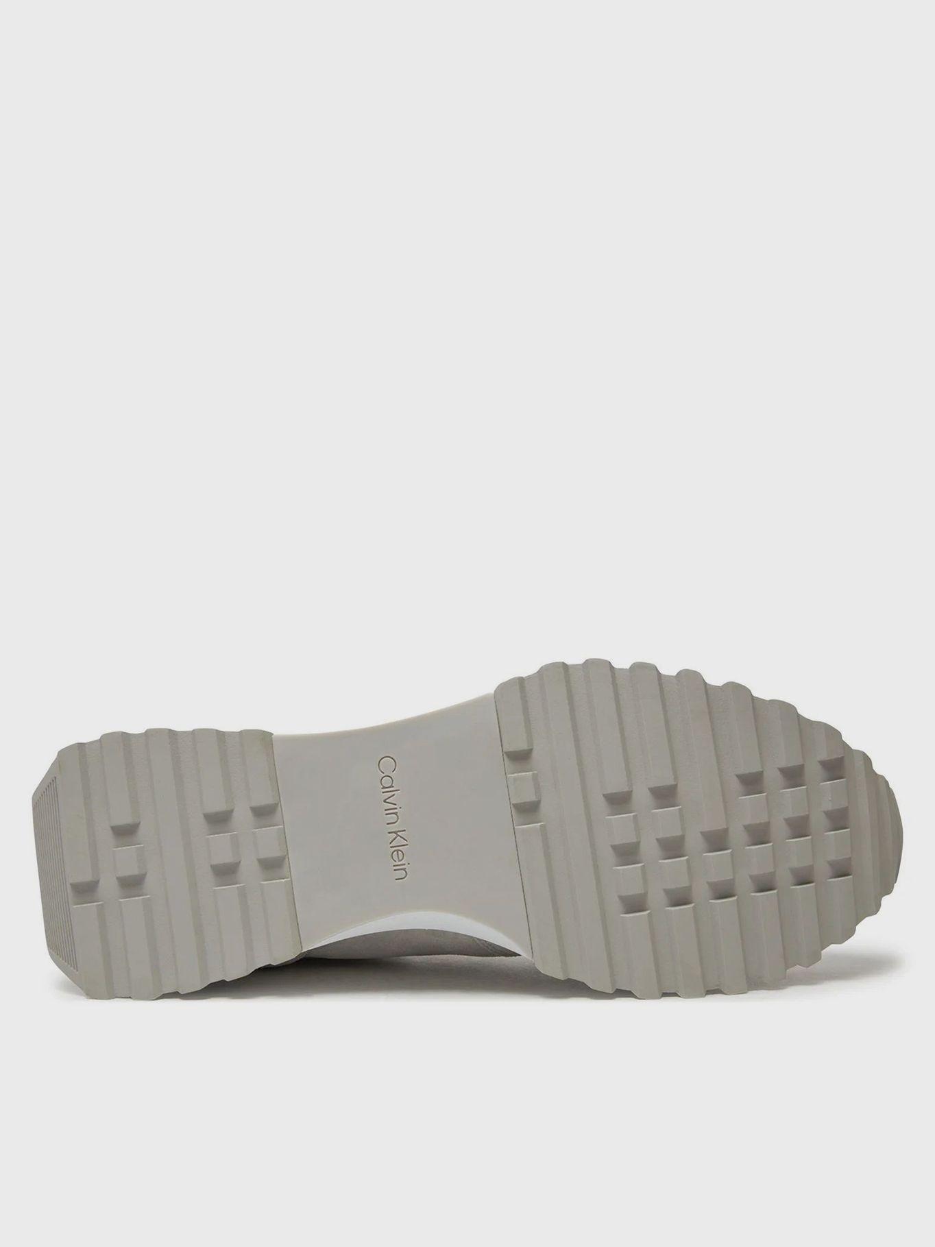 Zapatillas Low Top Lace Up Suede Gris Calvin Klein-3