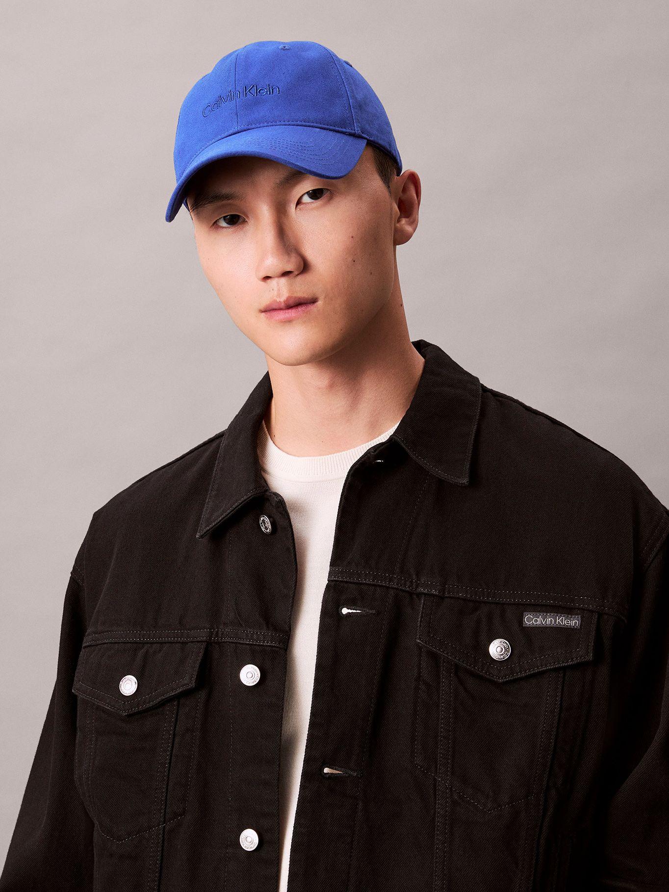 Jockey con Logo Bordado Azul Calvin Klein-3