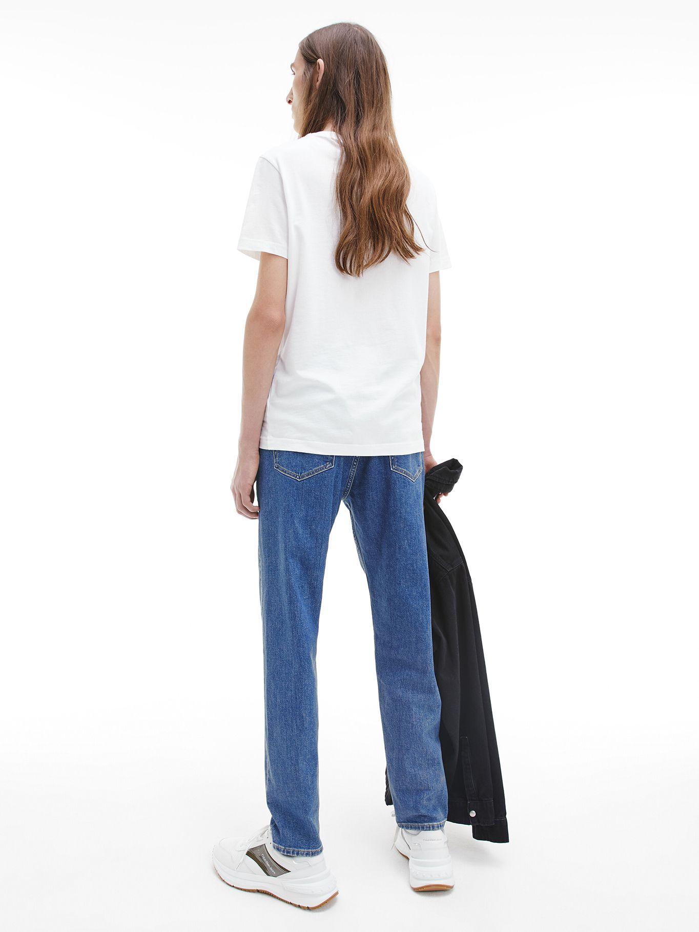 Polera Monogram Logo Blanco SP22 Calvin Klein-2