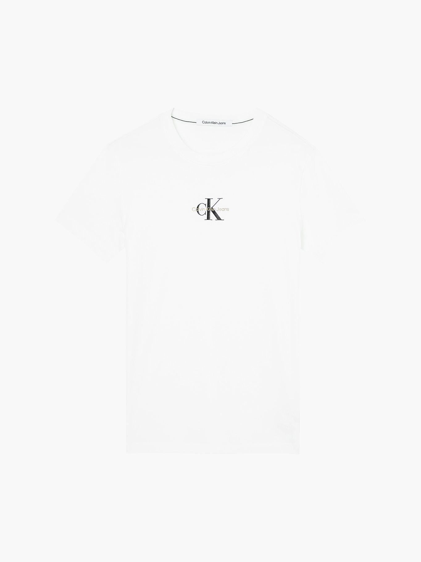 Polera Monogram Logo Blanco SP22 Calvin Klein-4