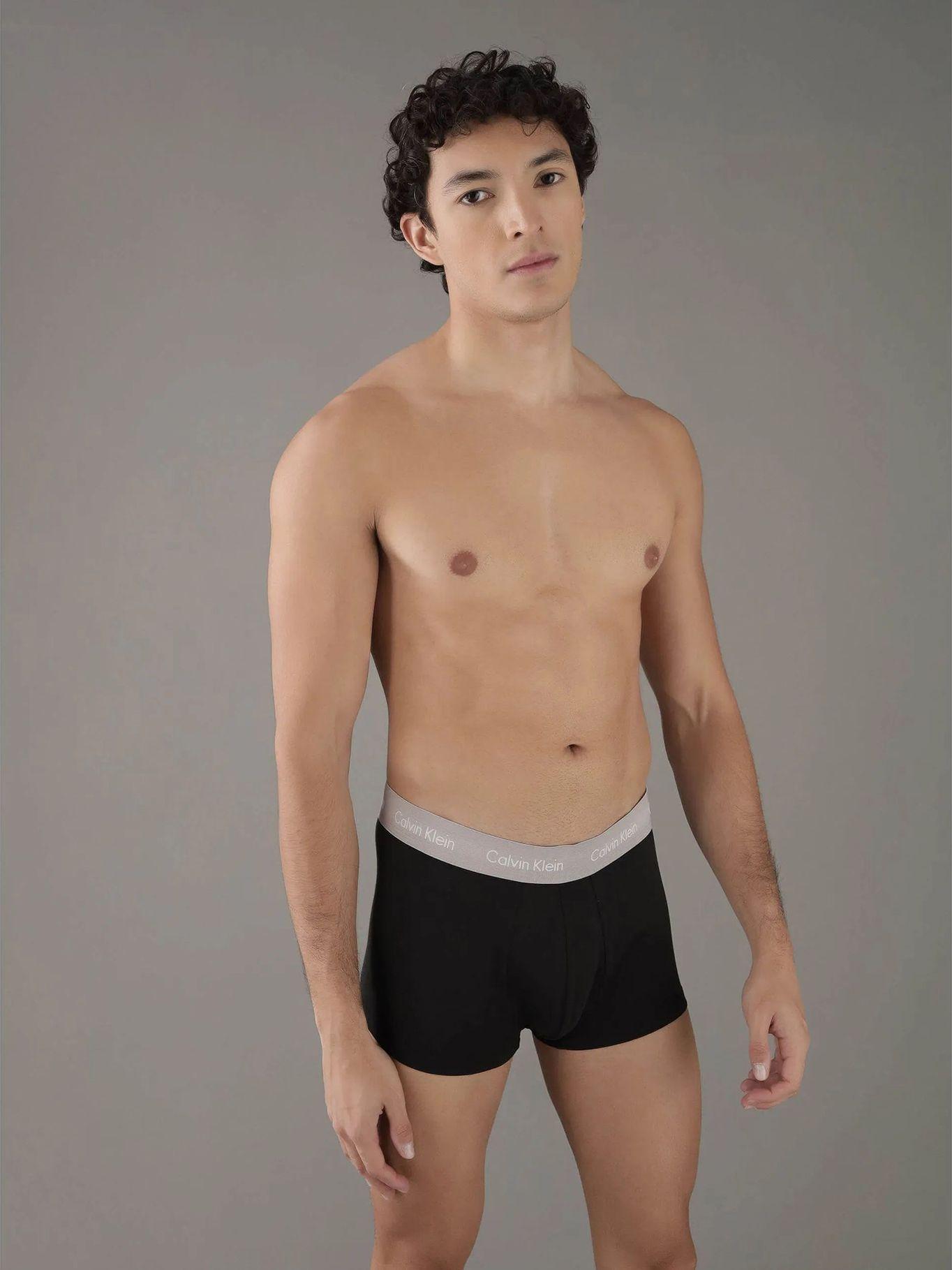 Pack 3 Bóxer Low Rise Trunk Stretch Negro Calvin Klein-1