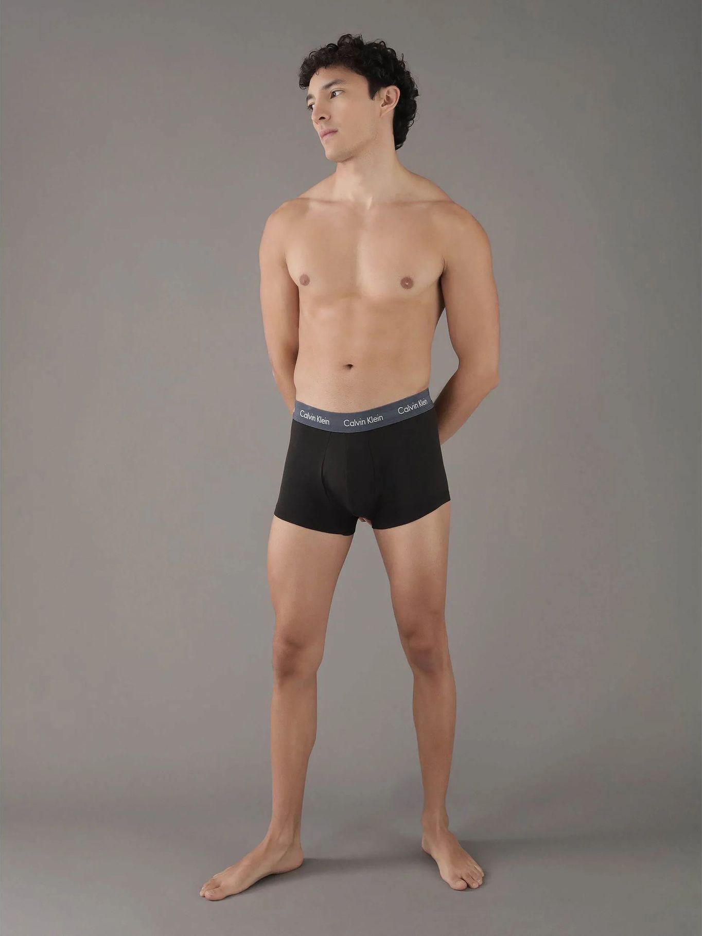 Pack 3 Bóxer Low Rise Trunk Stretch Negro Calvin Klein-2