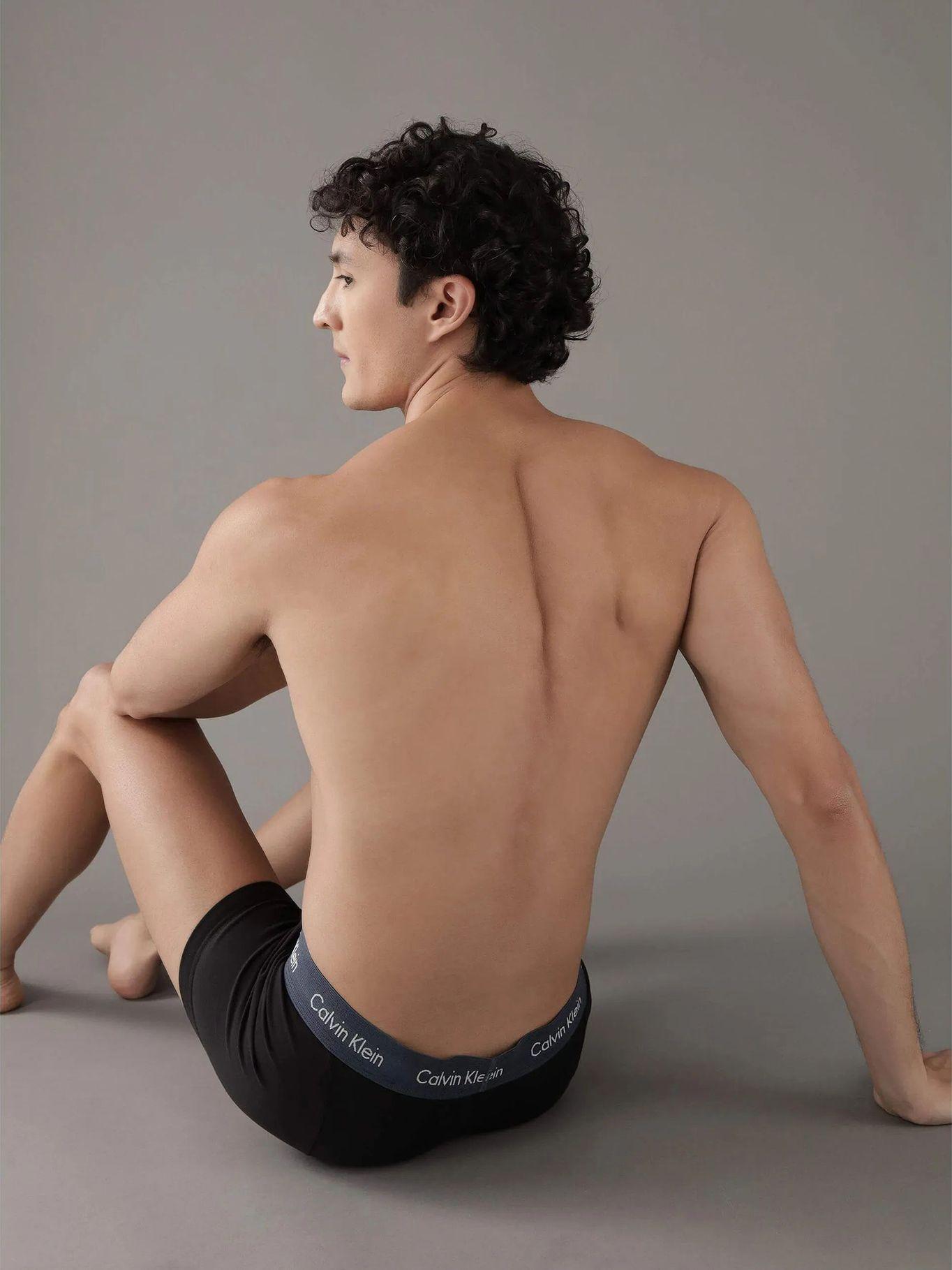 Pack 3 Bóxer Low Rise Trunk Stretch Negro Calvin Klein-3
