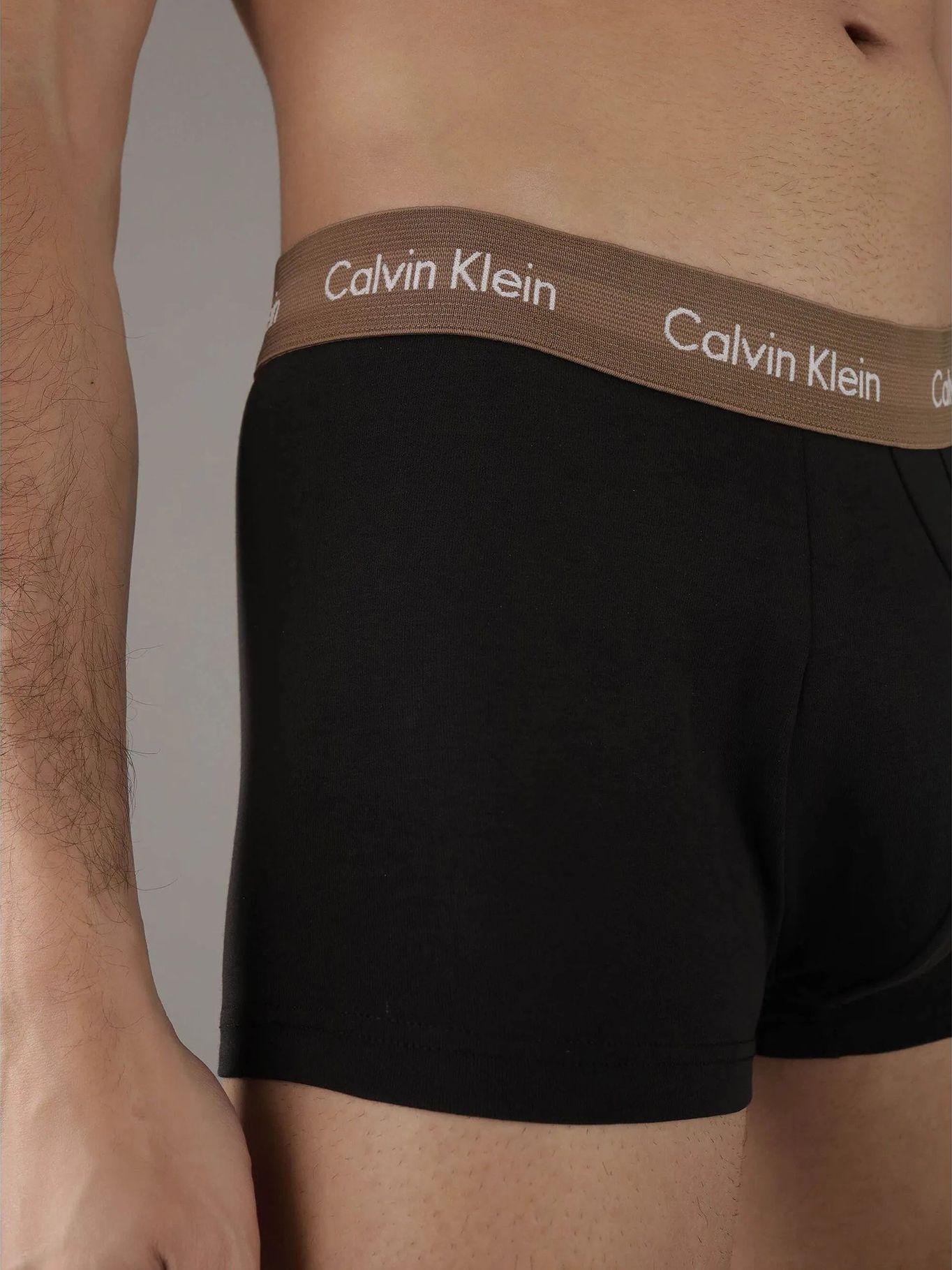 Pack 3 Bóxer Low Rise Trunk Stretch Negro Calvin Klein-4