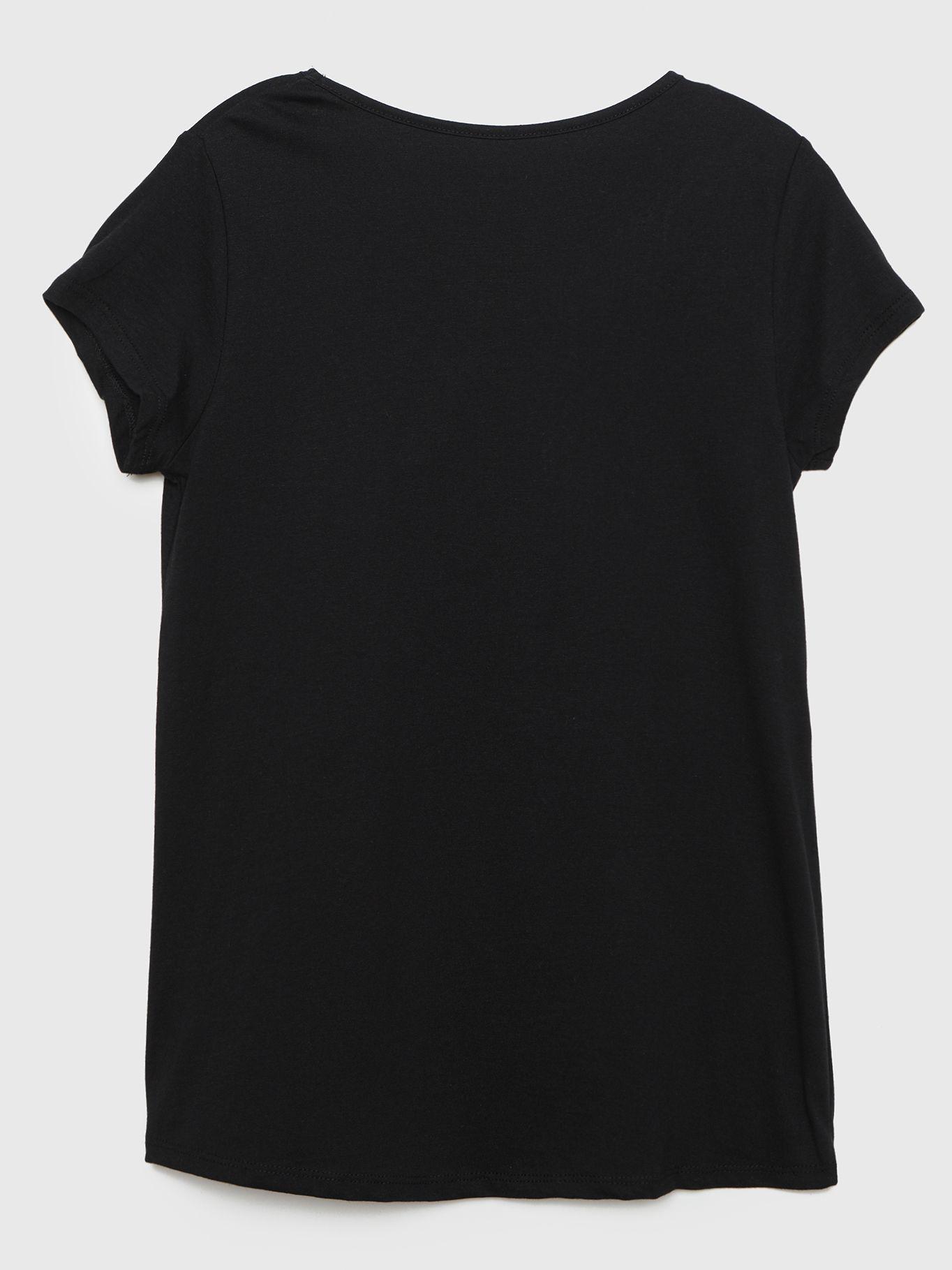 Polera Sequin Stripe Negro Calvin Klein-1