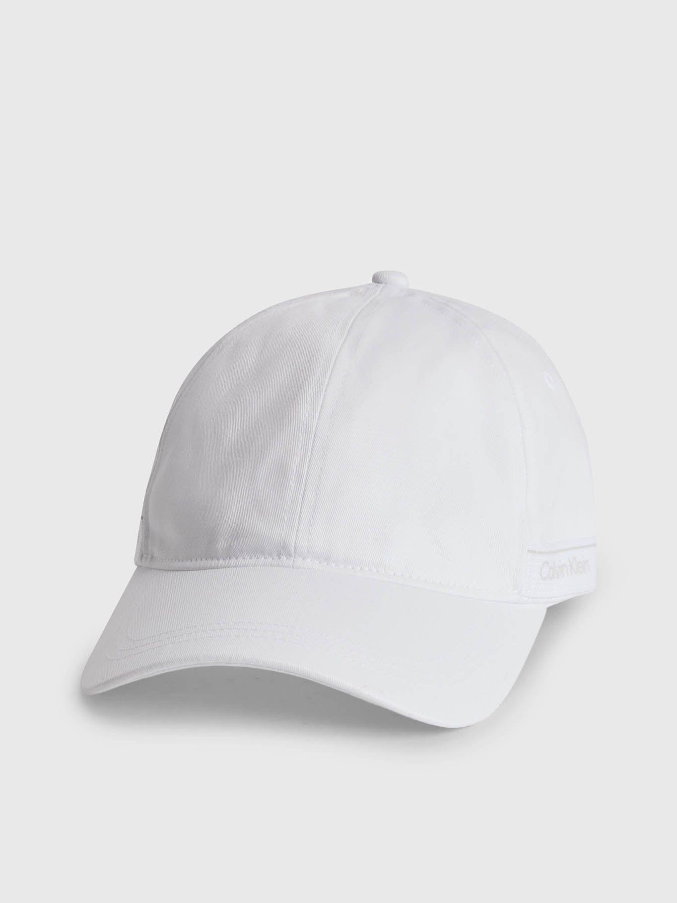 Gorra de algodón orgánico Blanco Calvin Klein K60K610521-YAF-0