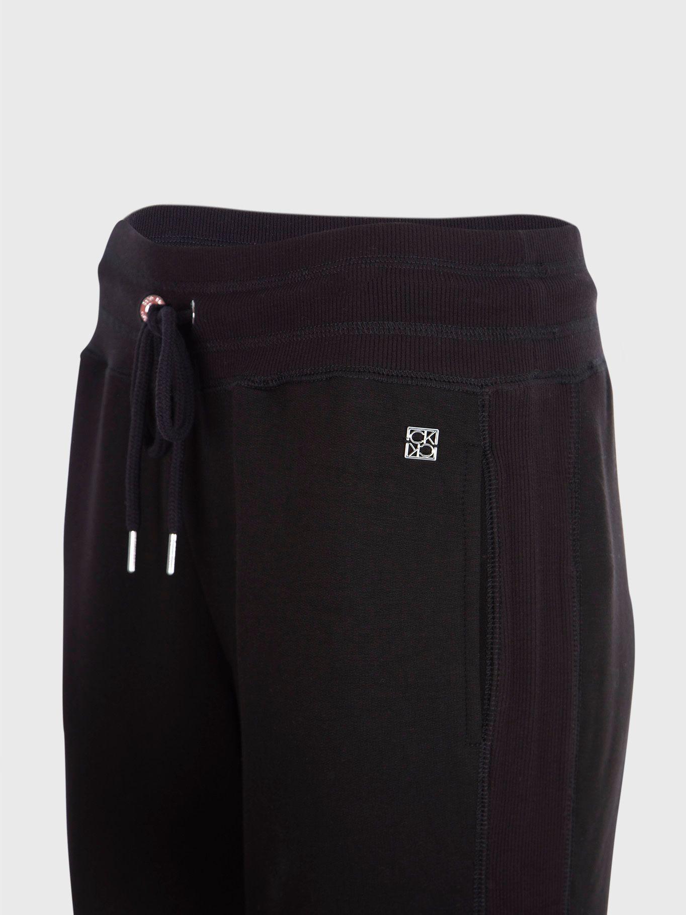 Jogger Terry Drawstring Negro Calvin Klein-2