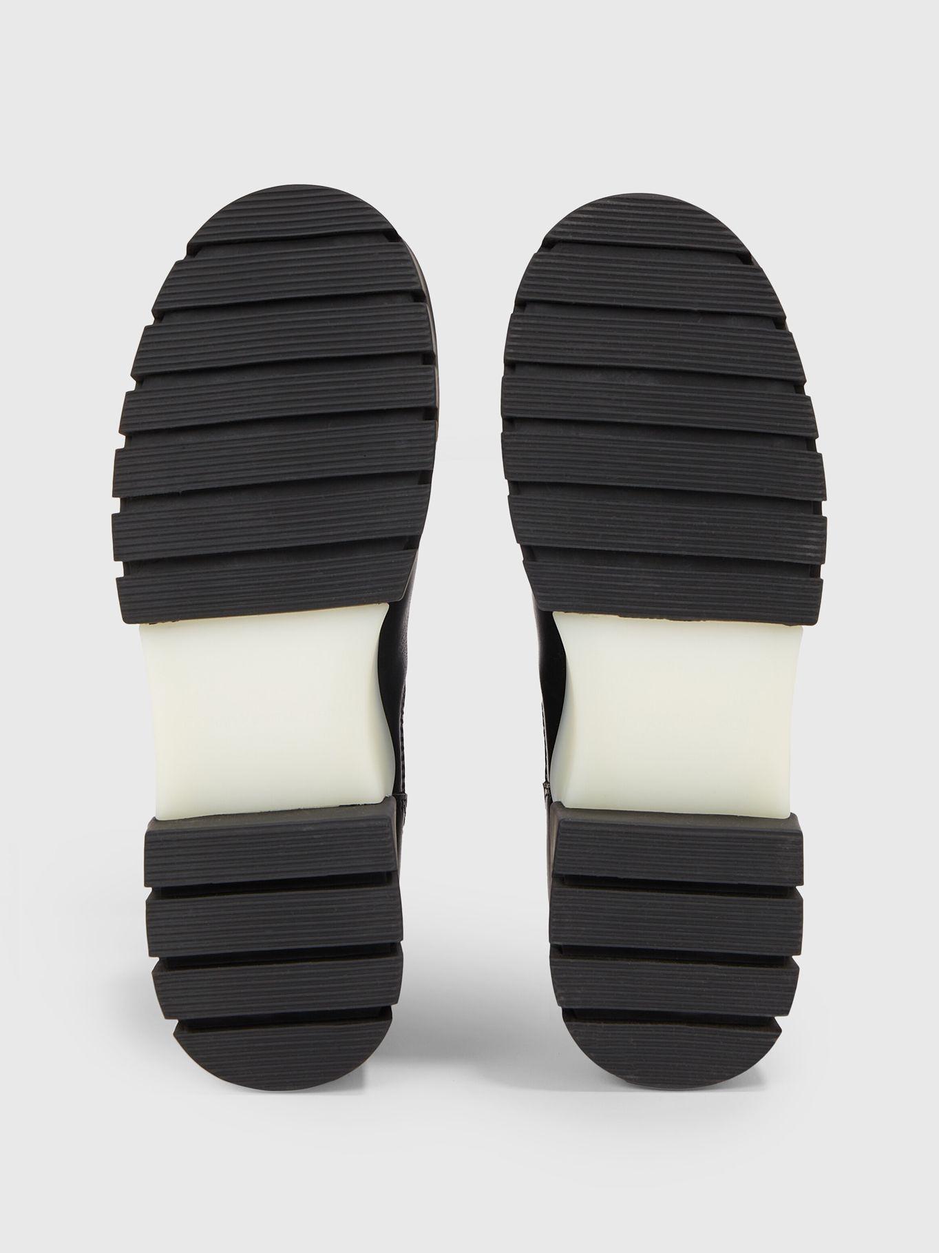 Botas Combat Chelsea De Cuero Negro Calvin Klein-3