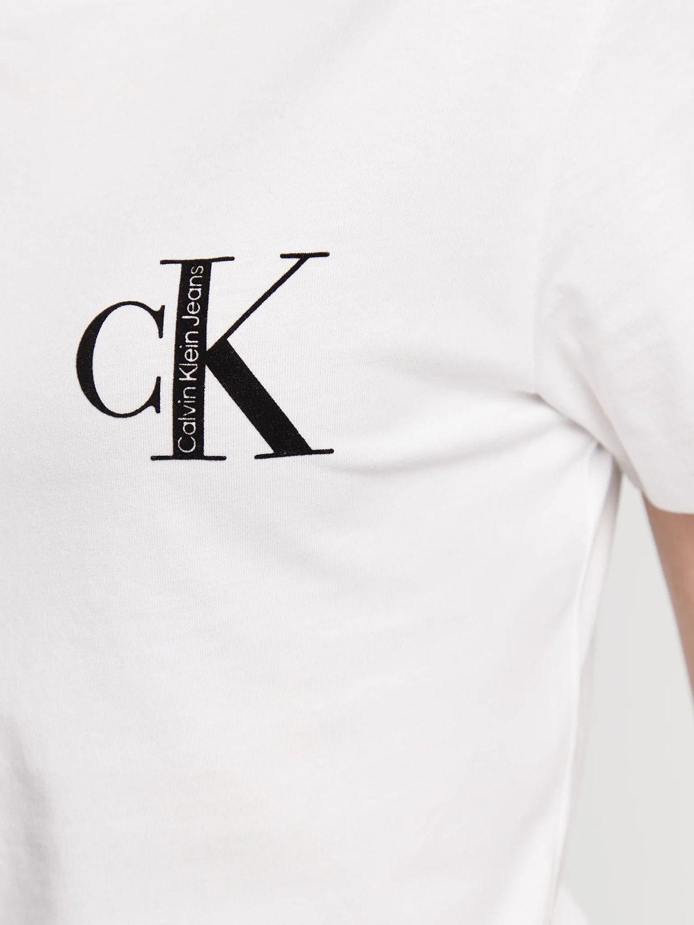Polera Ck Institutional Blanco Calvin Klein-4