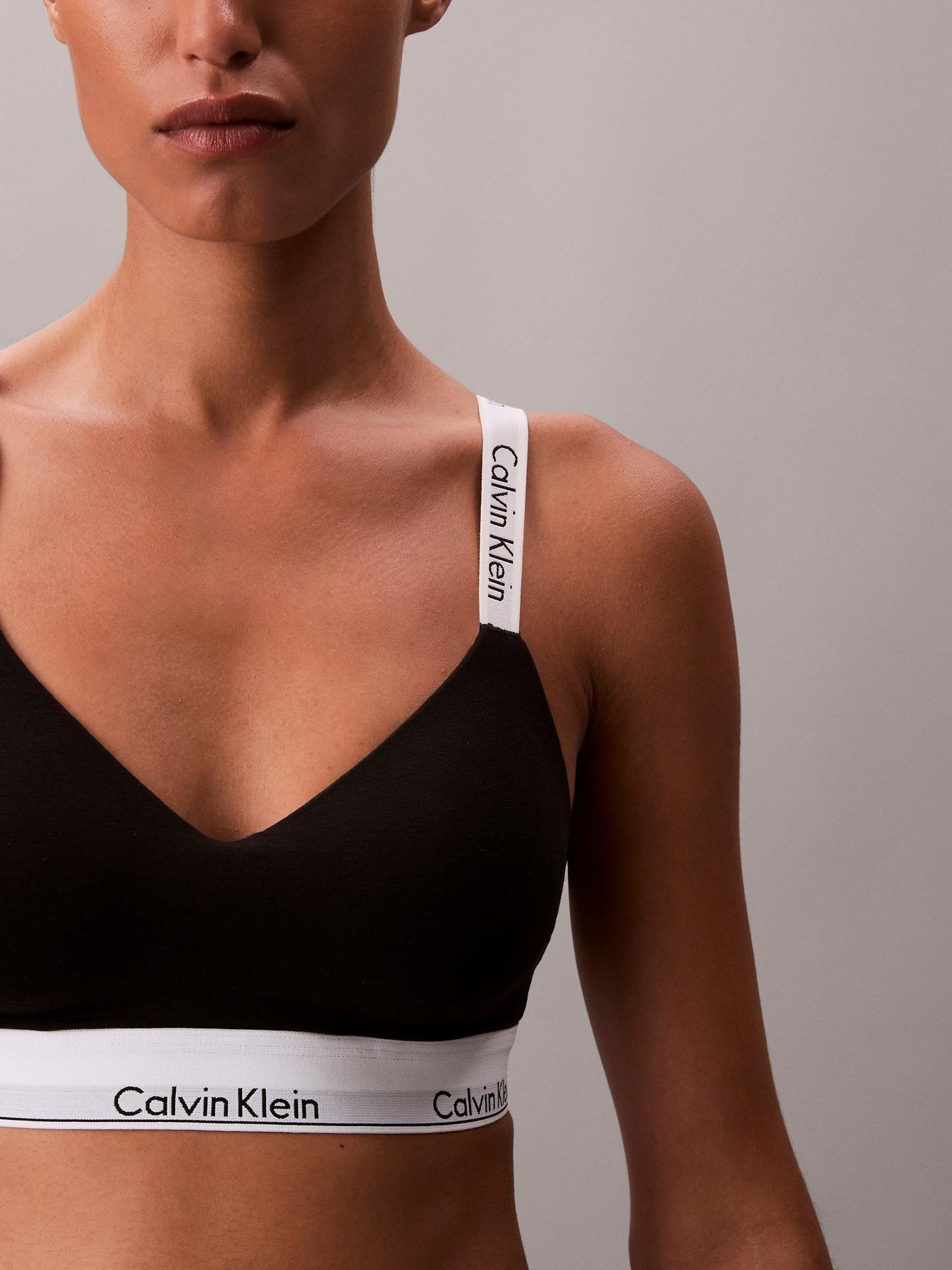 Brasier Icon Cotton Modal Negro Calvin Klein-5