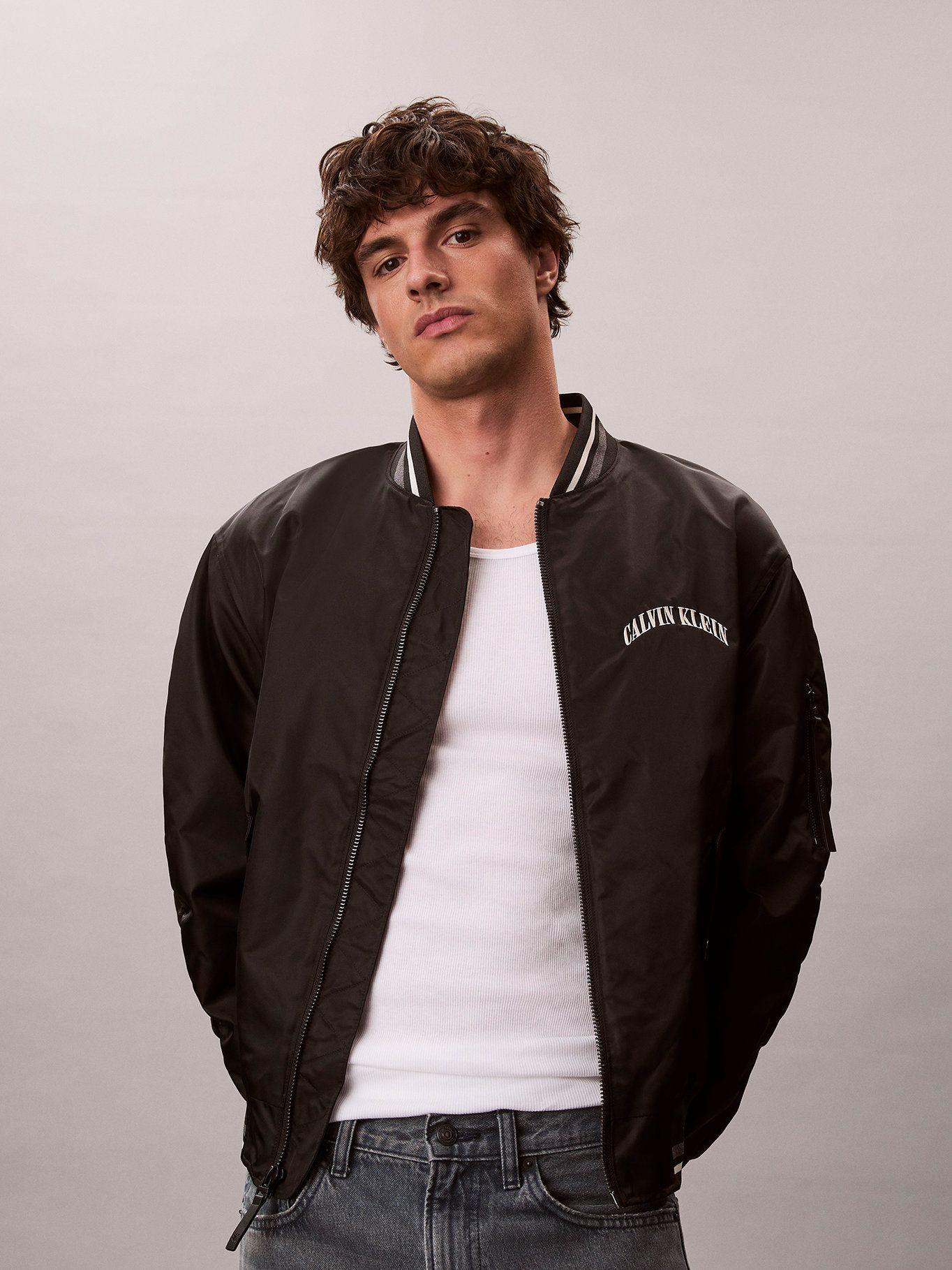 Chaqueta Bomber Heritage Classic Negro Calvin Klein-3