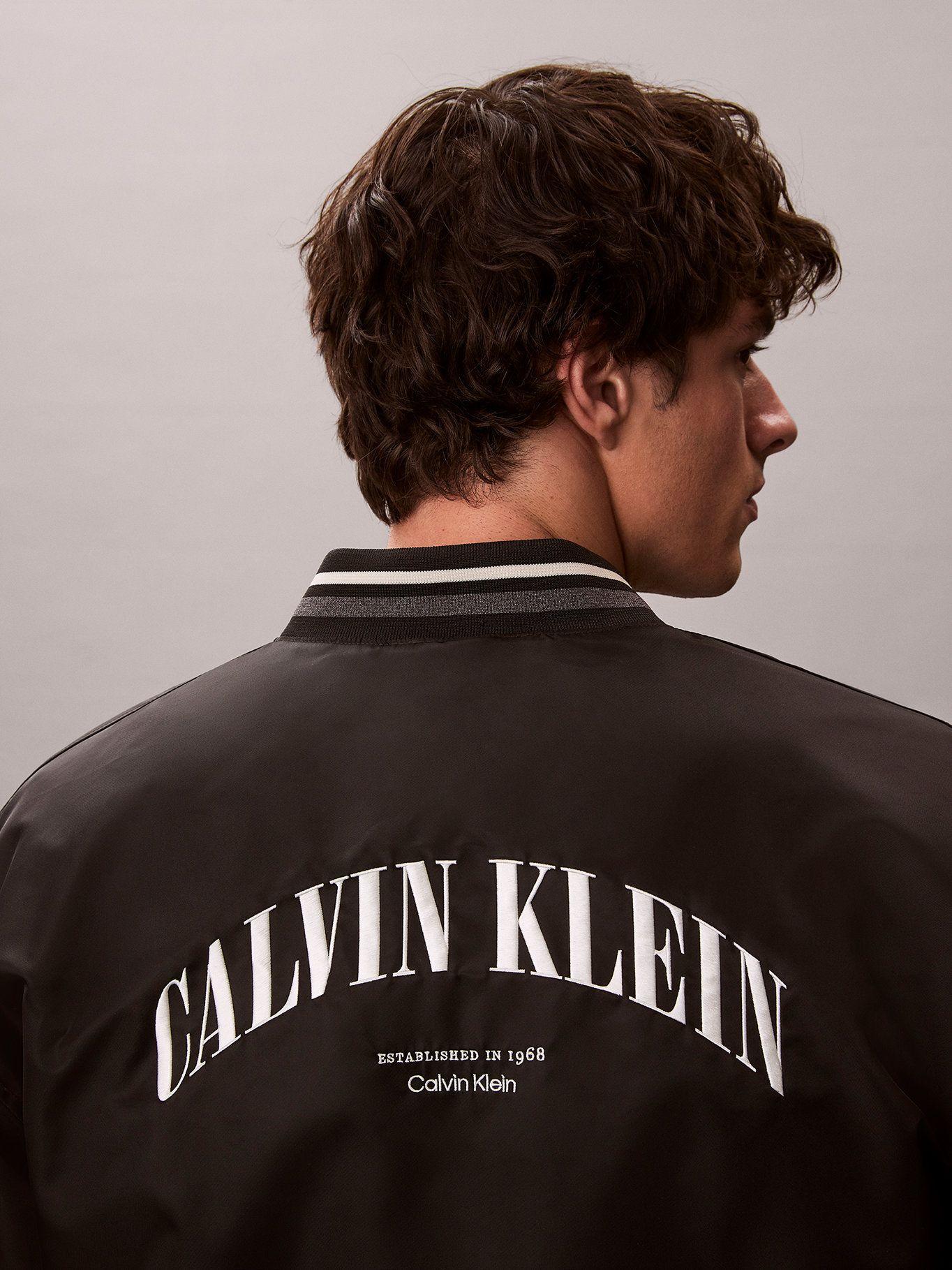 Chaqueta Bomber Heritage Classic Negro Calvin Klein-5