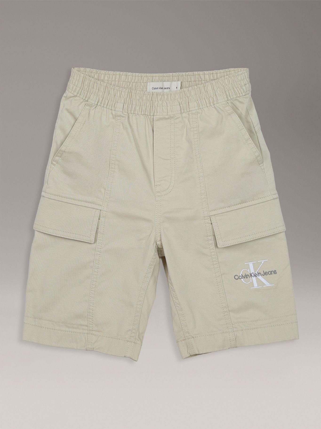 Short Niño Cargo Essential Beige Calvin Klein-0