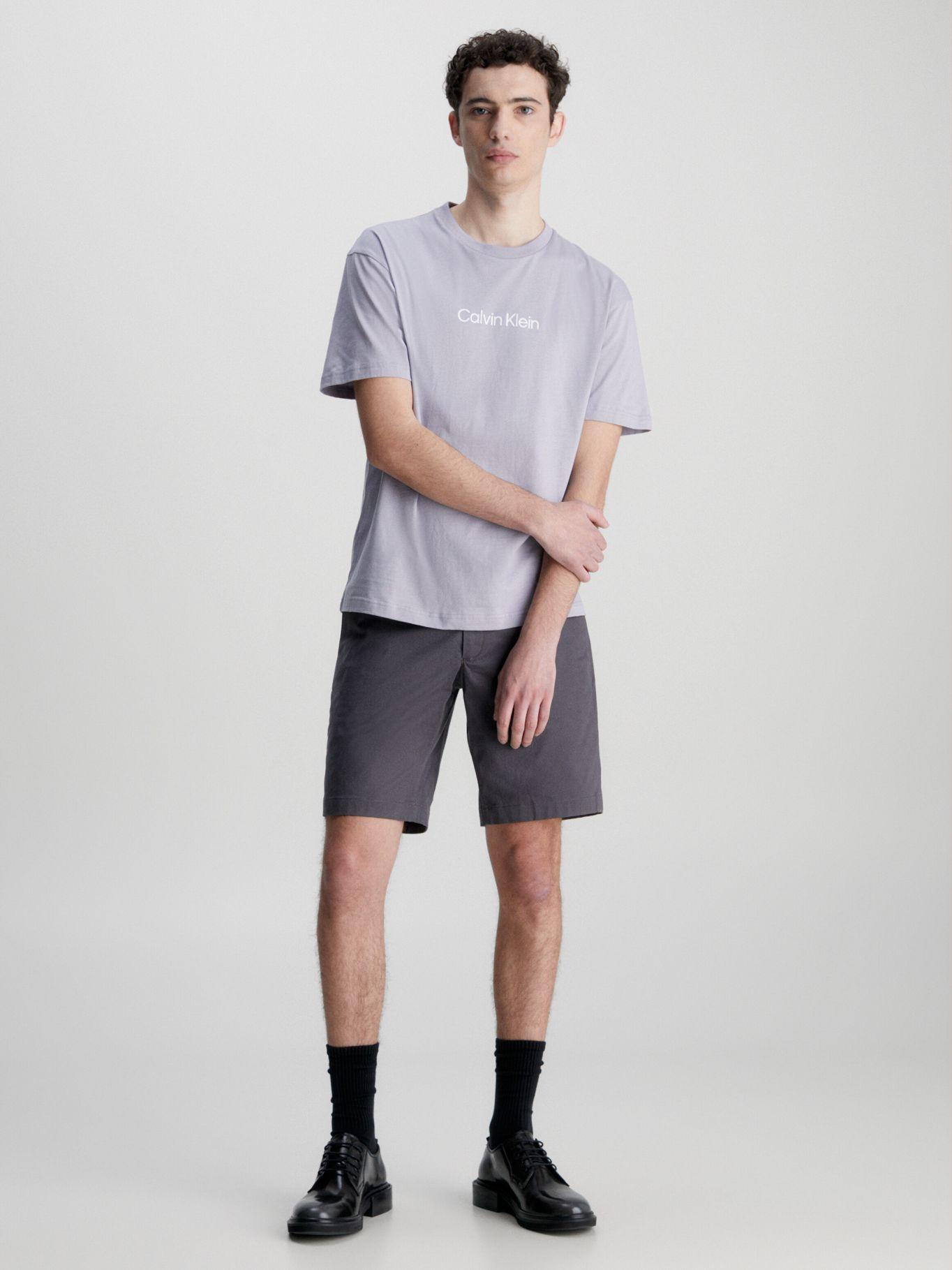 Polera Hero Logo Comfort  Gris Calvin Klein-1