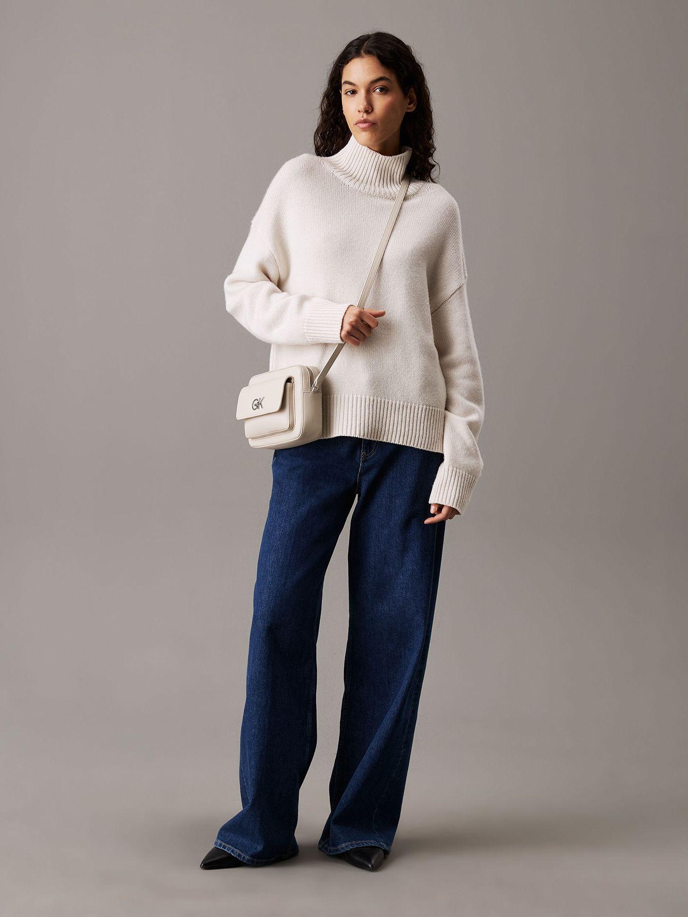 Bandolera Re-Lock Blanco Calvin Klein-1