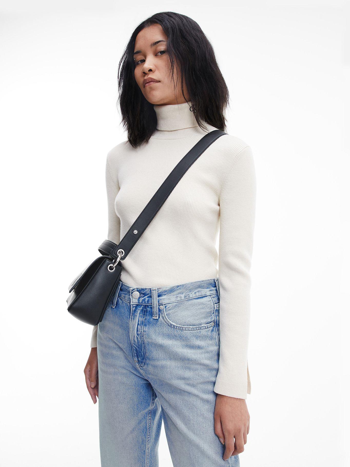 Suéter Ck Tight Roll Neck Blanco Calvin Klein-0