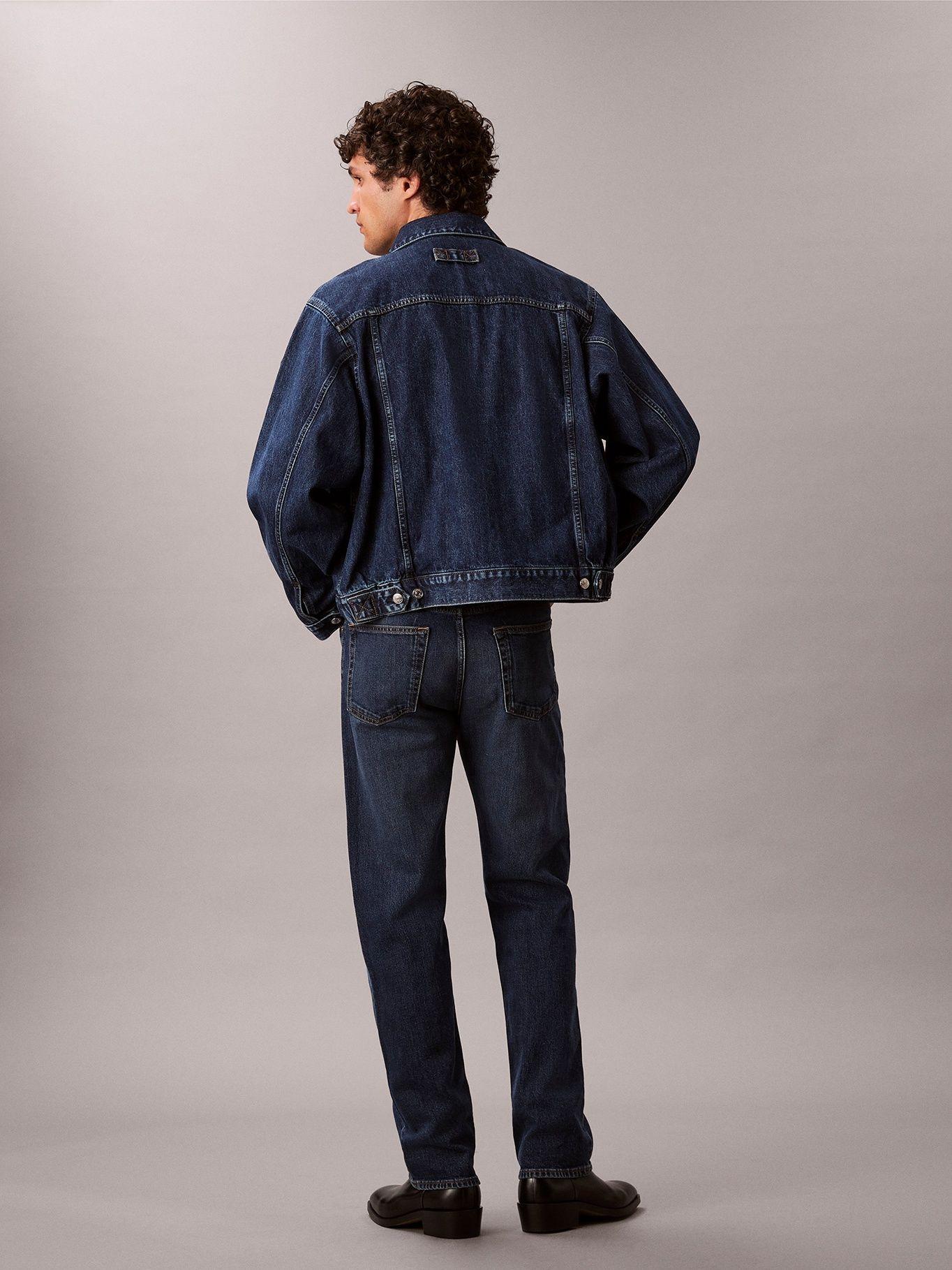 Jeans Clásico Straight Oil Slick Azul Calvin Klein-2