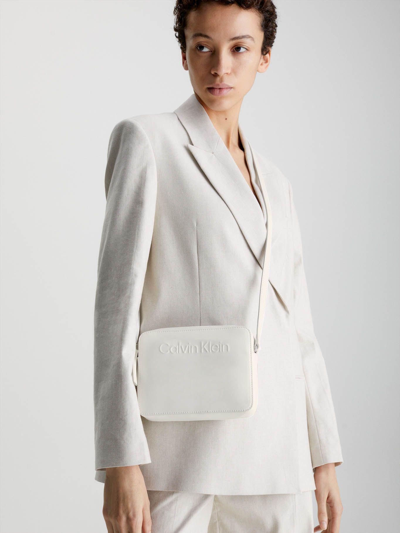 Bandolera reciclada Blanco Calvin Klein K60K610439-YAF-3