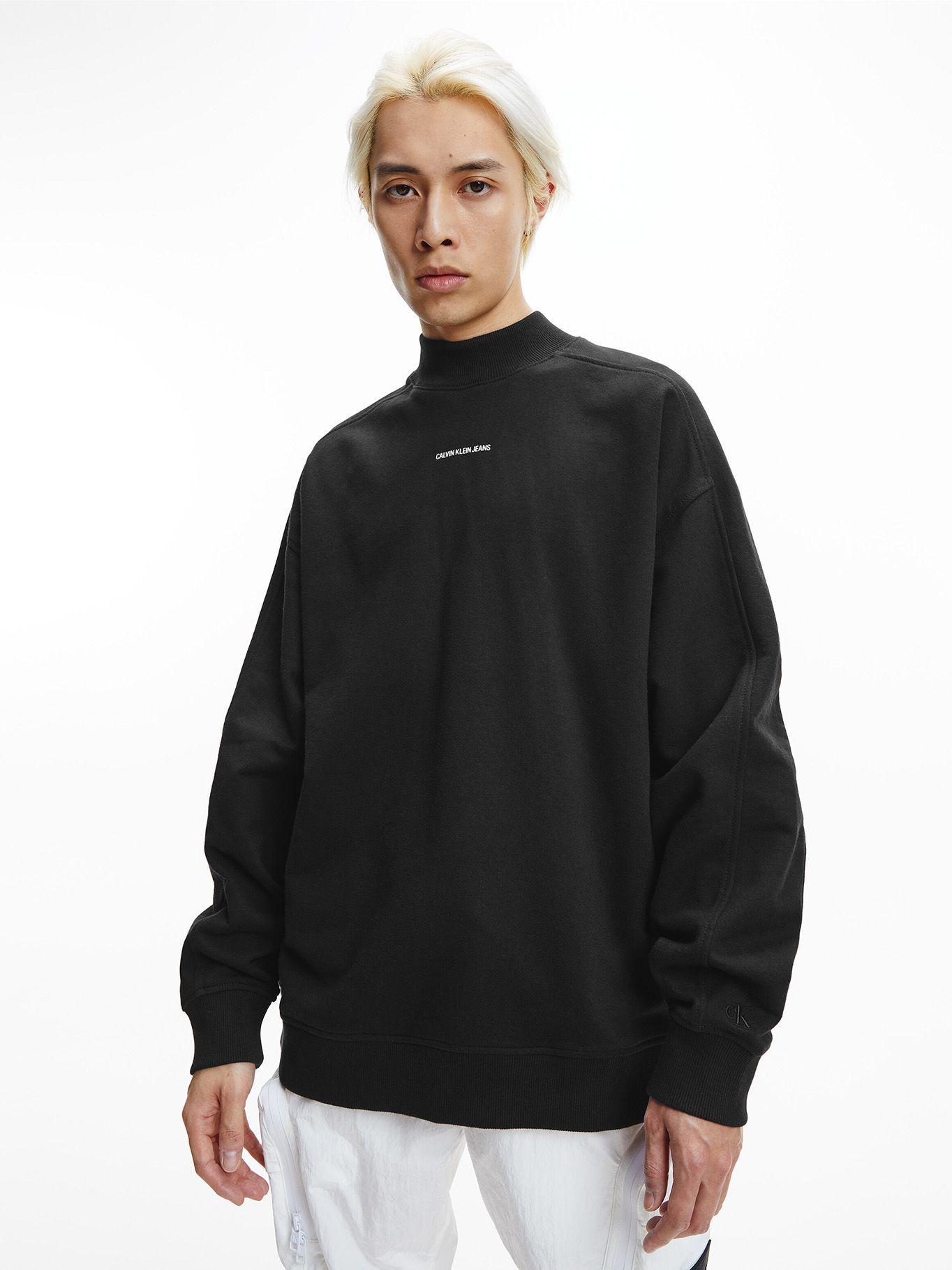 Polerón Micro Branding Negro Calvin Klein-0