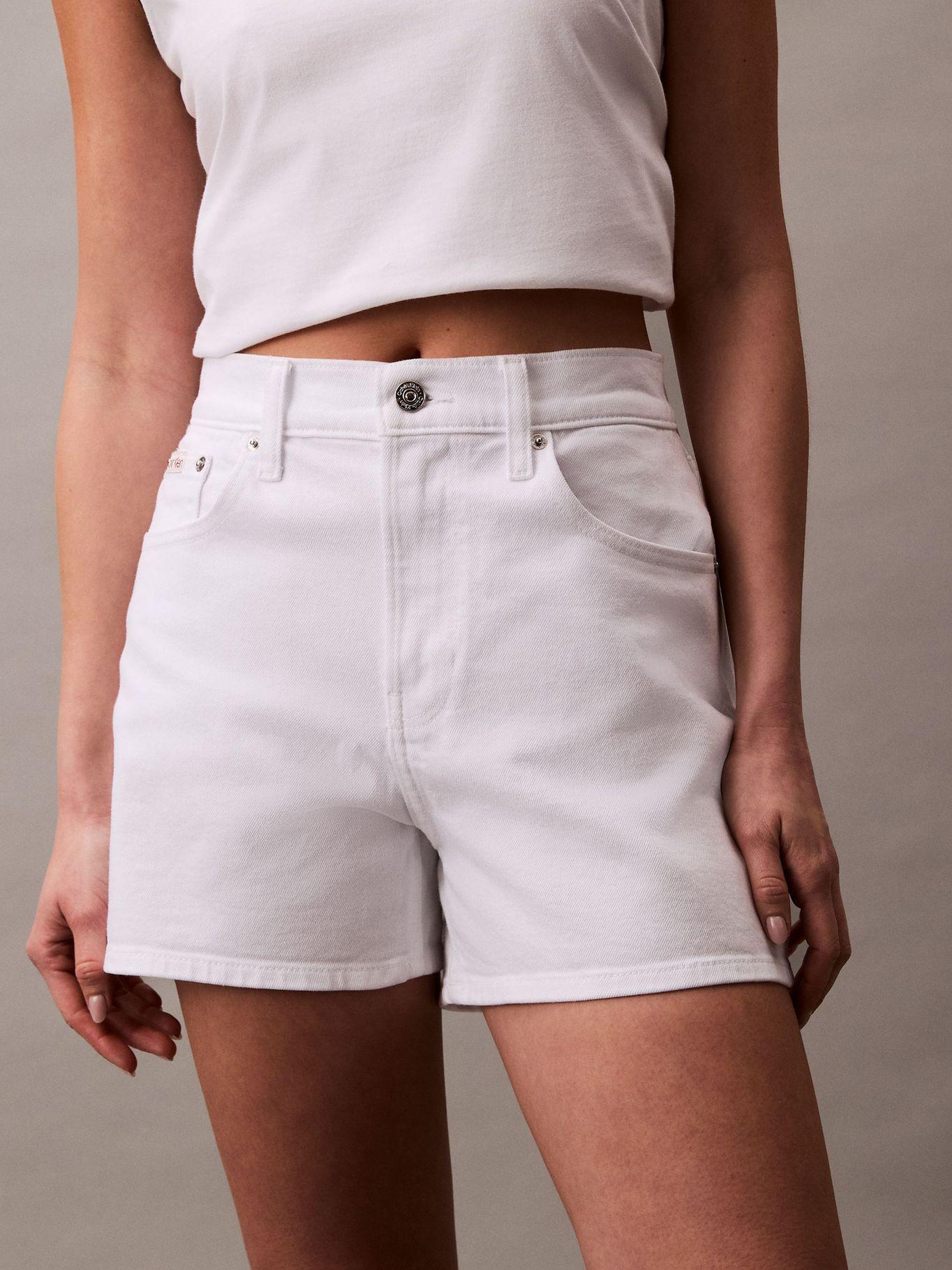 Short Rise Midi Blanco Calvin Klein-2