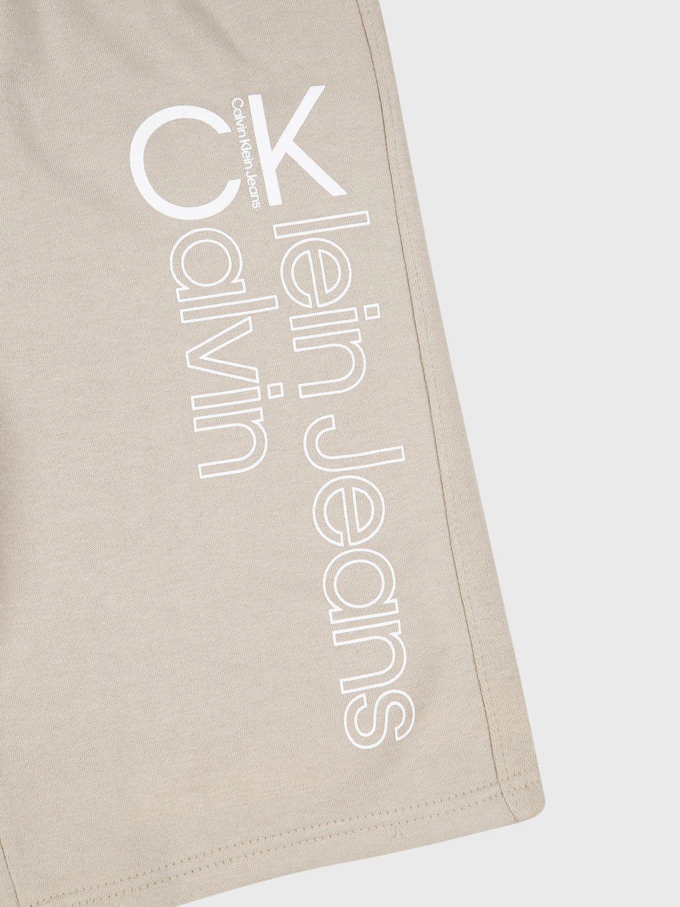 Short Niño Calvin Knit Beige Calvin Klein-2