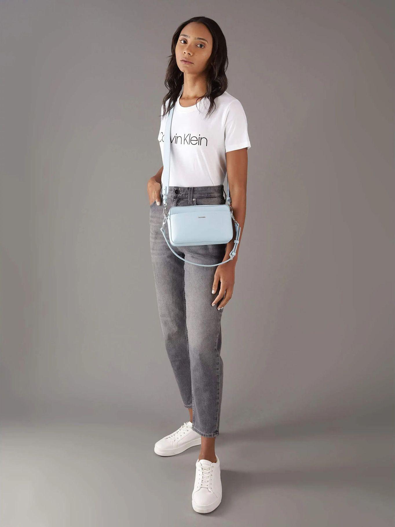 Bandolera CK Must Convertible Celeste Calvin Klein-3
