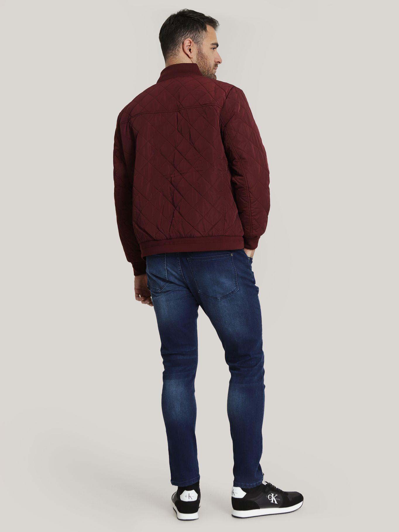 Chaqueta Bomber Quilted Burdeo Calvin Klein-2